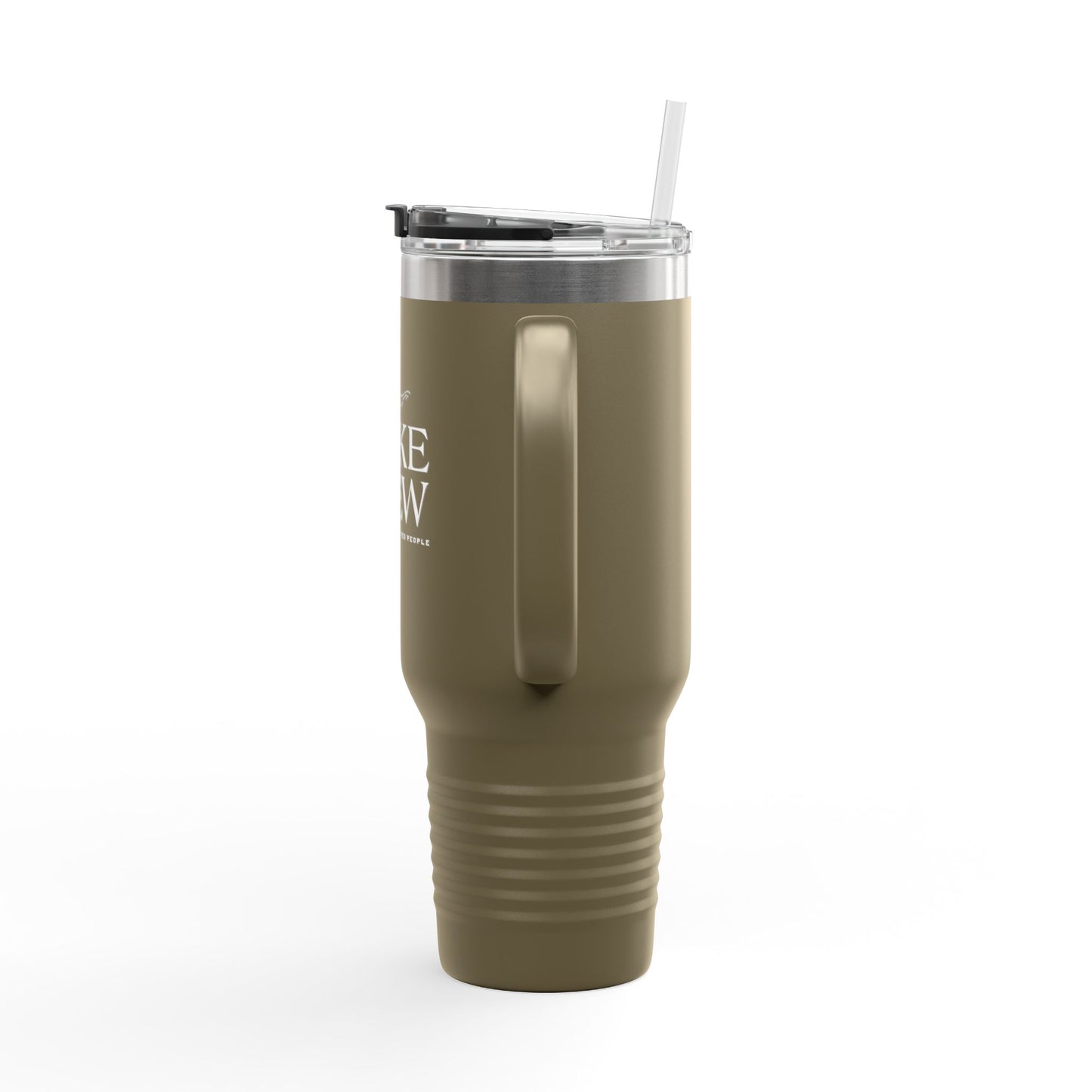 Stylish Insulated Travel Mug, 40oz - Perfect for Coffee Lovers, Outdoor Adventures, Lake Life, Gifts for Friends, Summer BBQs