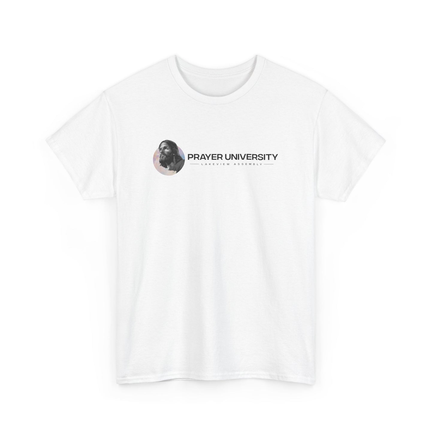 Prayer University Heavy Cotton Tee - Everyday Wear, Graduation Gift, Inspirational Apparel