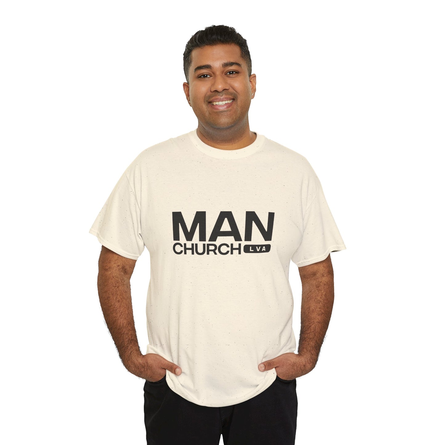 ManChurch Tee - Heavy Cotton T-Shirt, Casual Wear