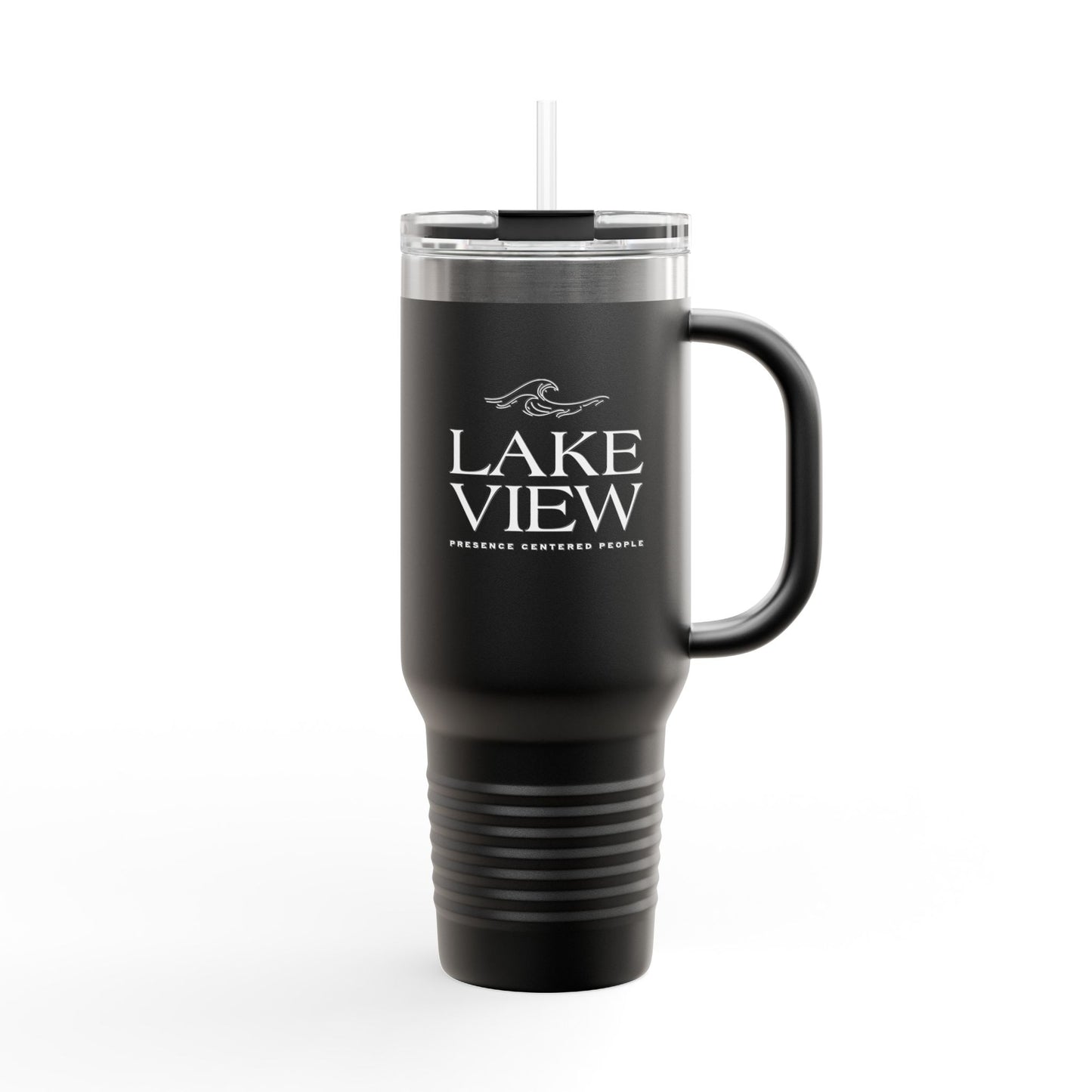 Stylish Insulated Travel Mug, 40oz - Perfect for Coffee Lovers, Outdoor Adventures, Lake Life, Gifts for Friends, Summer BBQs