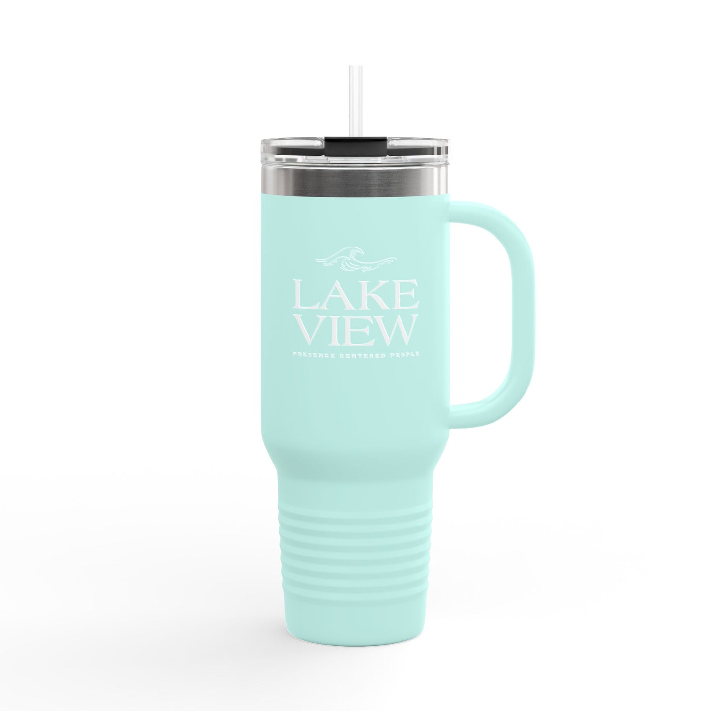 Stylish Insulated Travel Mug, 40oz - Perfect for Coffee Lovers, Outdoor Adventures, Lake Life, Gifts for Friends, Summer BBQs