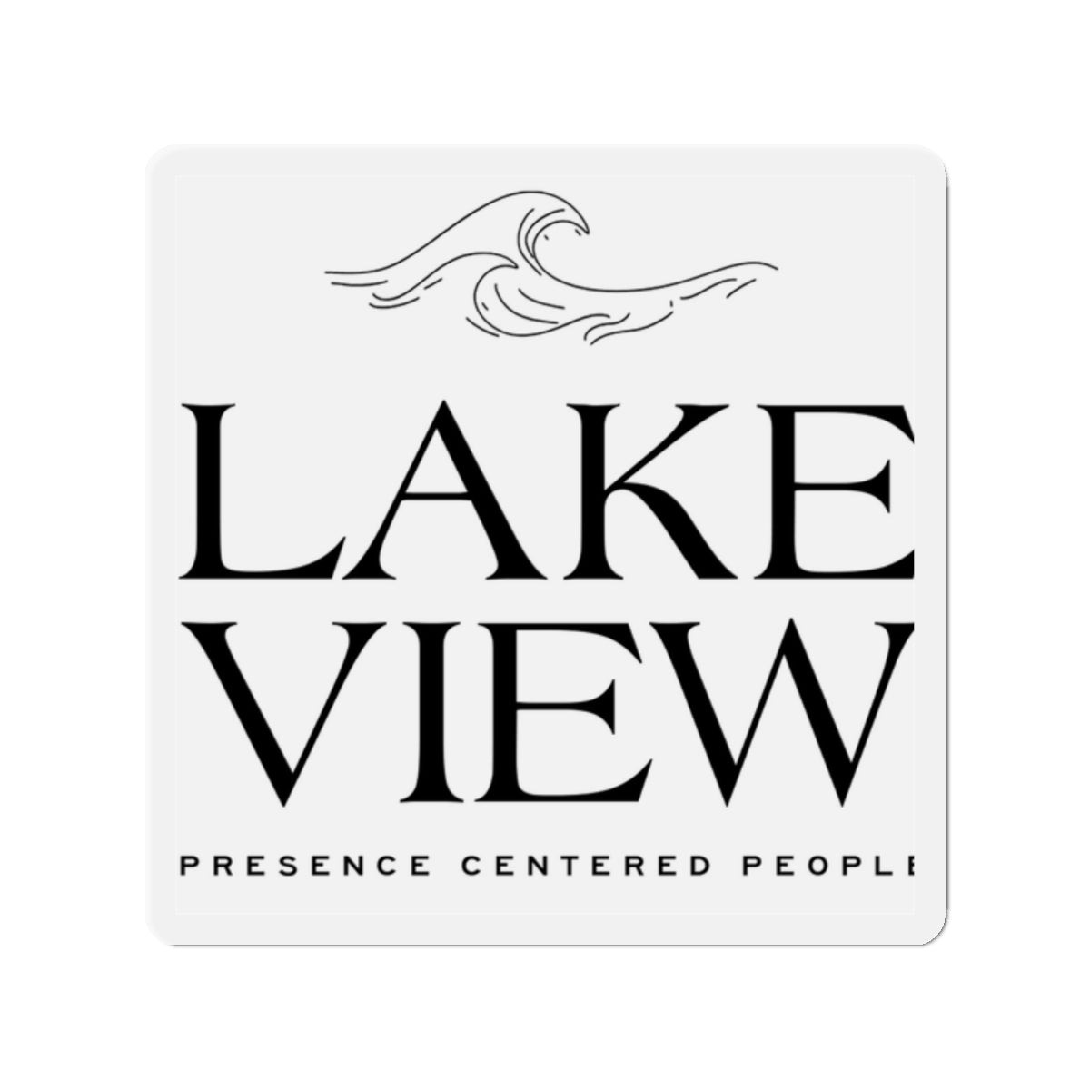 Lakeview Die-Cut Magnet - Perfect Gift for Nature Lovers, Home Decor, Office Decoration, Seasonal Gifts, and Souvenir