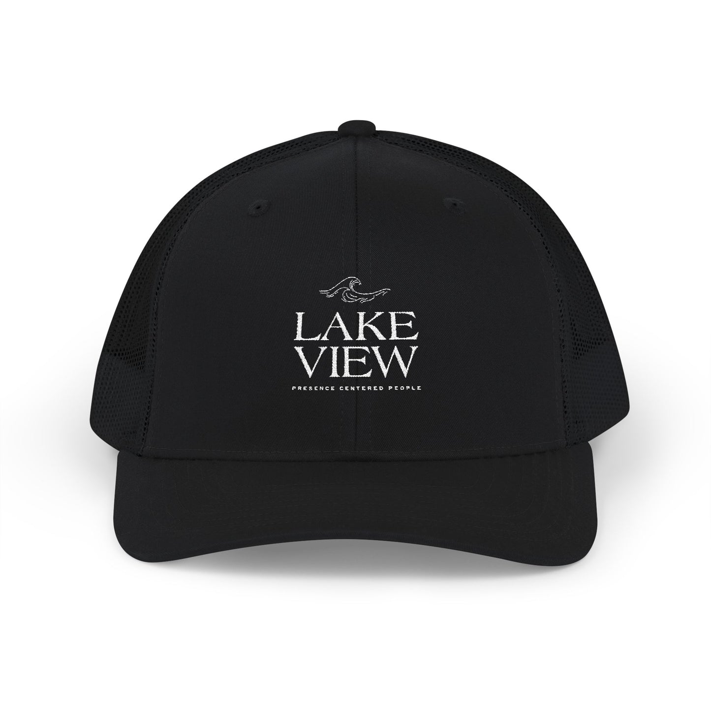 Stylish Lakeview Trucker Cap, Outdoor Hat, Custom Embroidered Cap, Perfect Gift for Nature Lovers, Summer Accessory, Adventure Gear