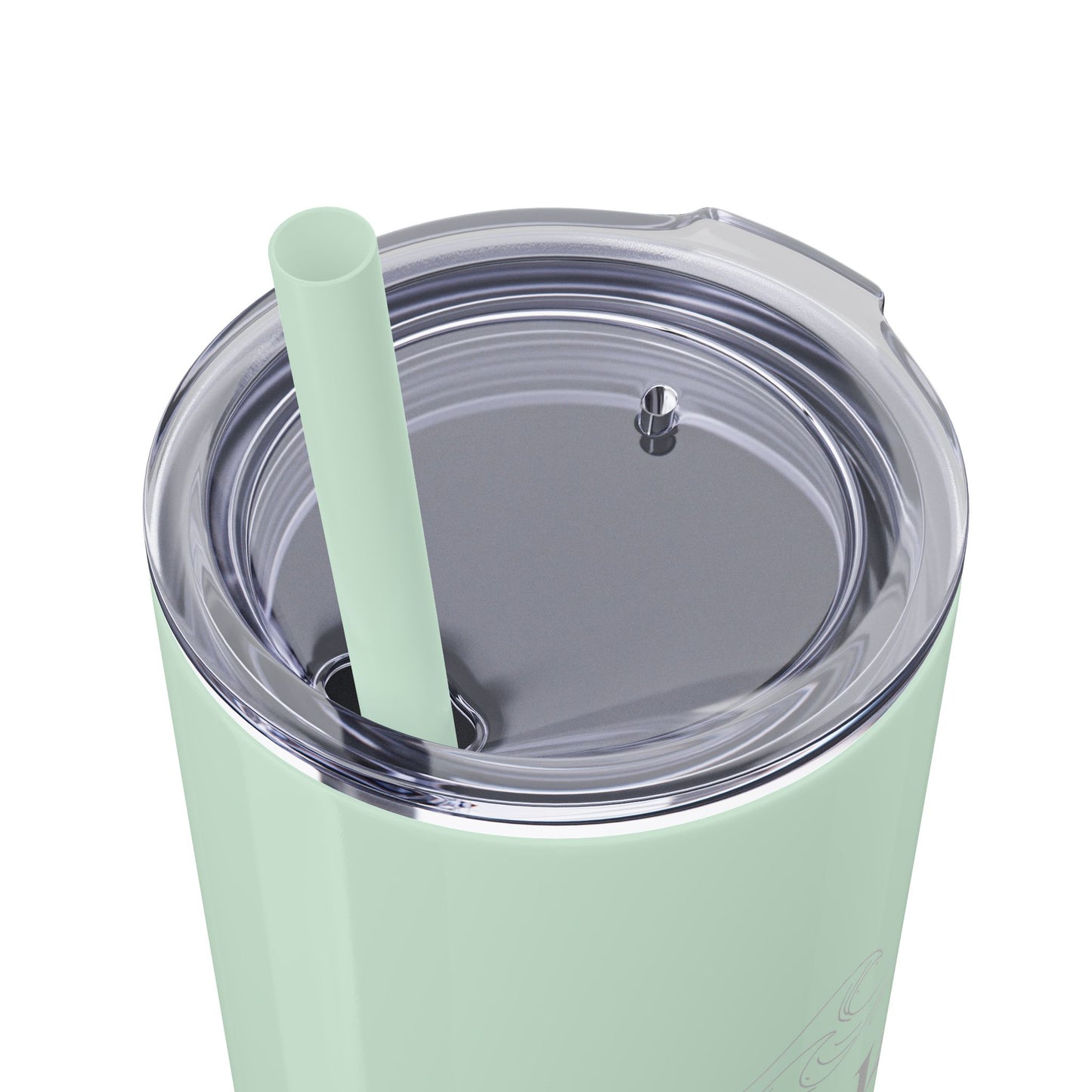 Lakeview Skinny Tumbler with Straw, 20oz | Perfect Gift for Nature Lovers, Travel Mug, Insulated Drinkware, Summer Fun, Lake House Decor