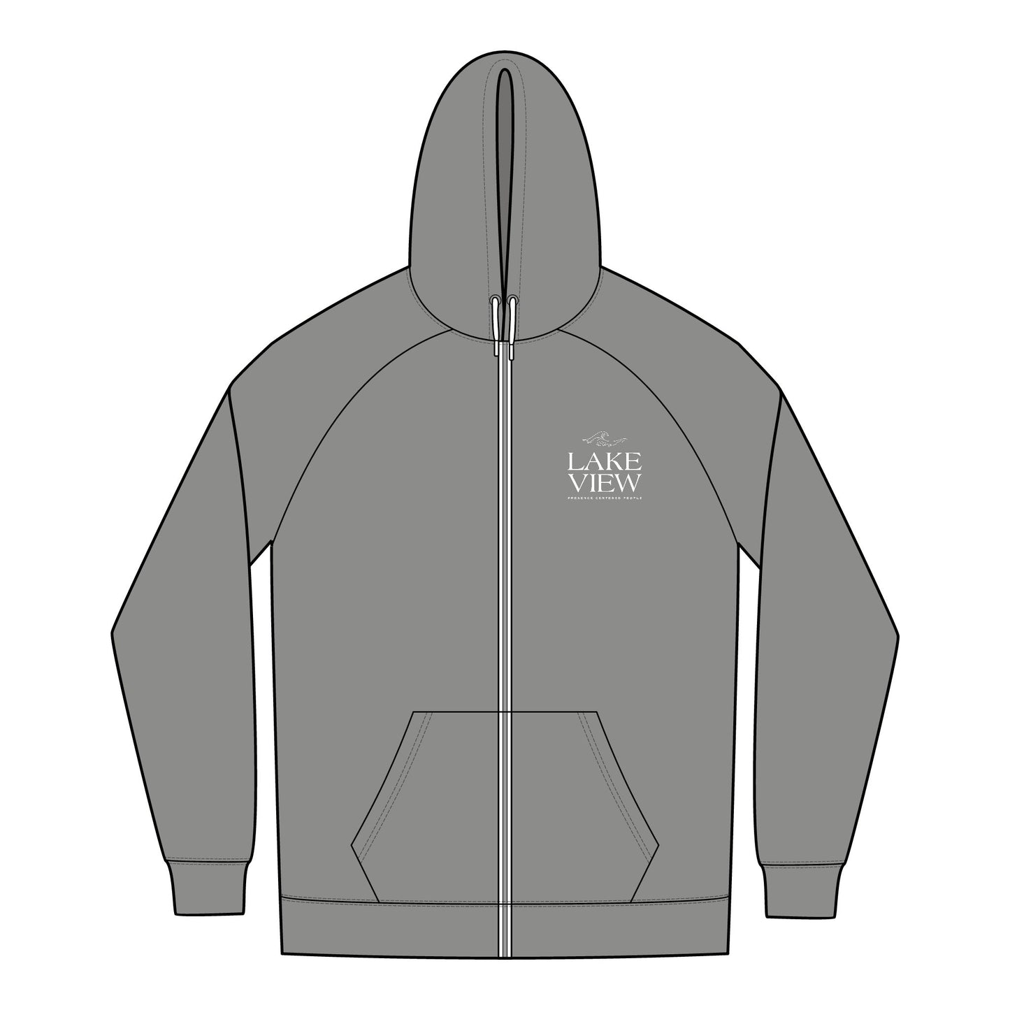 Cozy Full-Zip Hoodie, Ideal for Outdoor Adventures, Casual Wear, Gifts for Him, Great for Fall & Winter