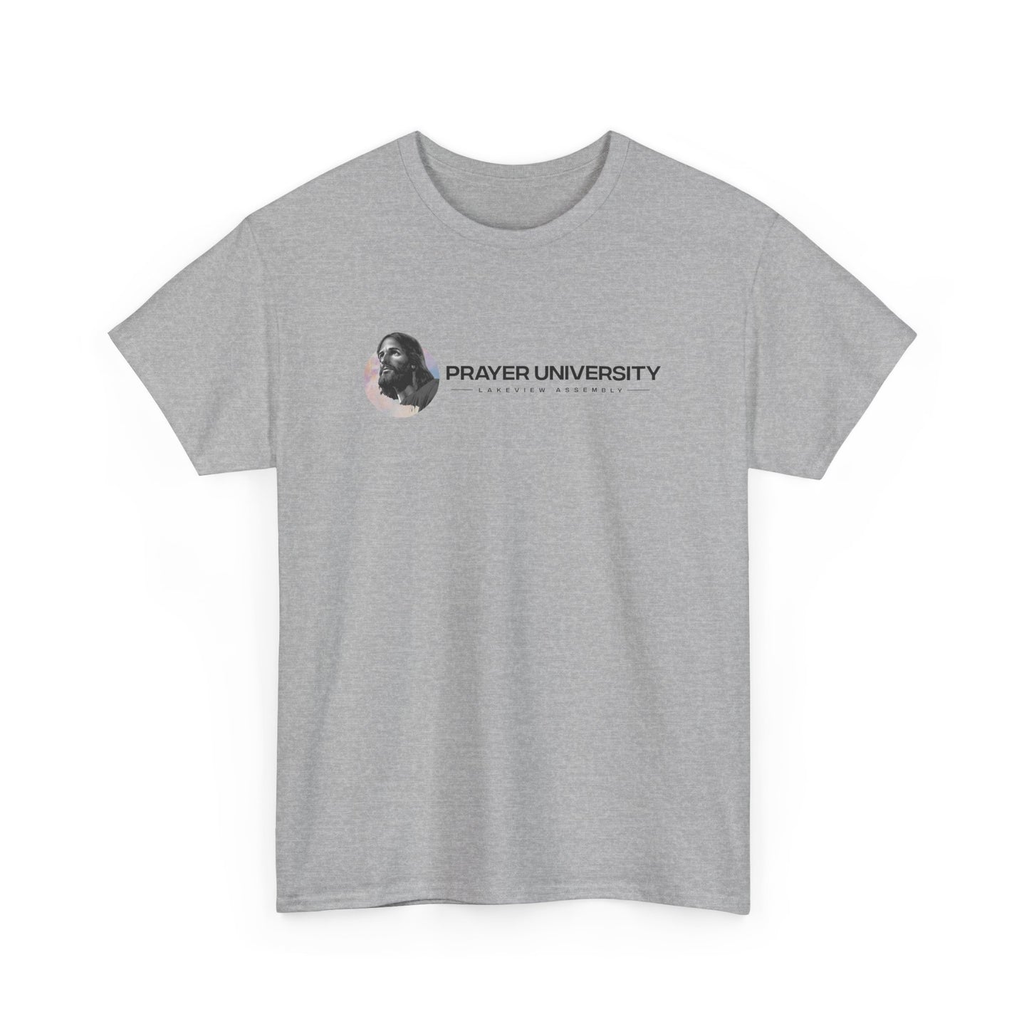 Prayer University Heavy Cotton Tee - Everyday Wear, Graduation Gift, Inspirational Apparel