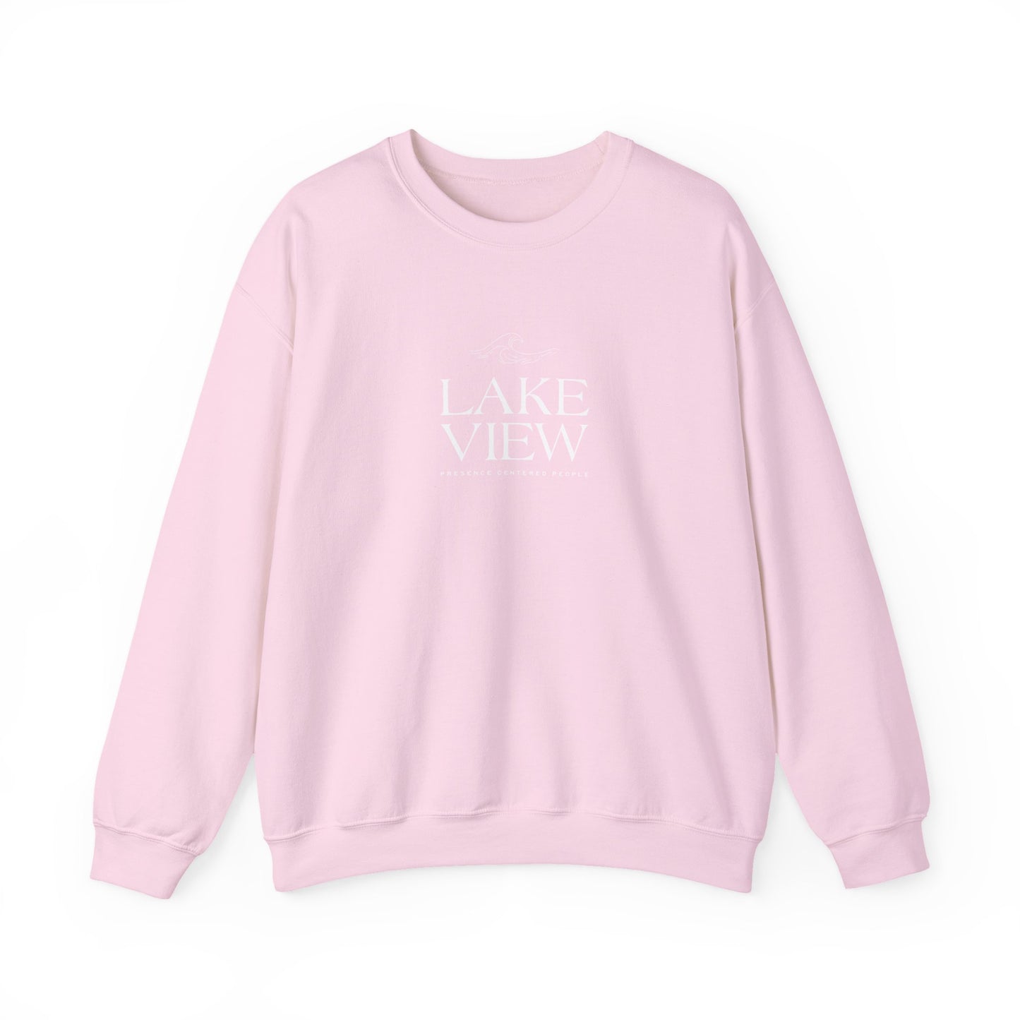 Lakeview Heavy Blend Sweatshirt, Cozy Crewneck, Casual Apparel, Gift for Nature Lovers, Perfect for Relaxation