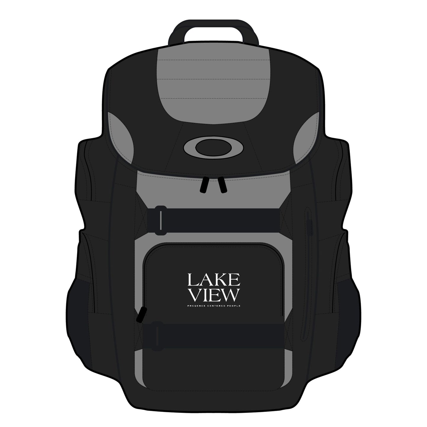 Durable Outdoor Backpack, Perfect for Adventures, School, or Travel - Lakeview Design - Hiking, Camping, Sports, Gift Idea
