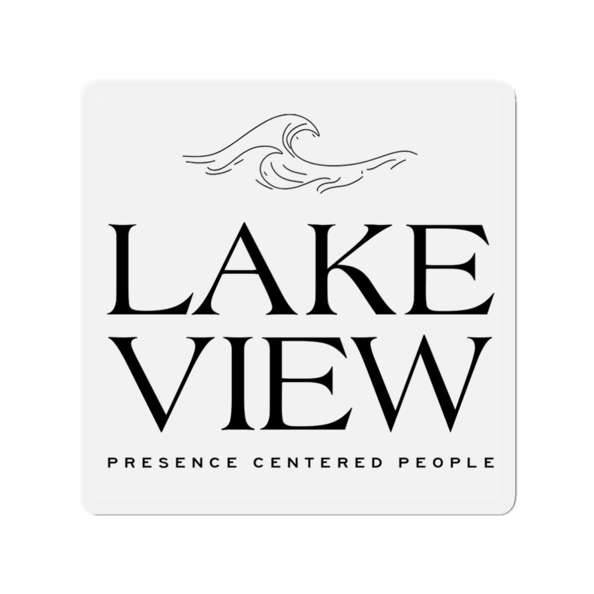 Lakeview Die-Cut Magnet - Perfect Gift for Nature Lovers, Home Decor, Office Decoration, Seasonal Gifts, and Souvenir