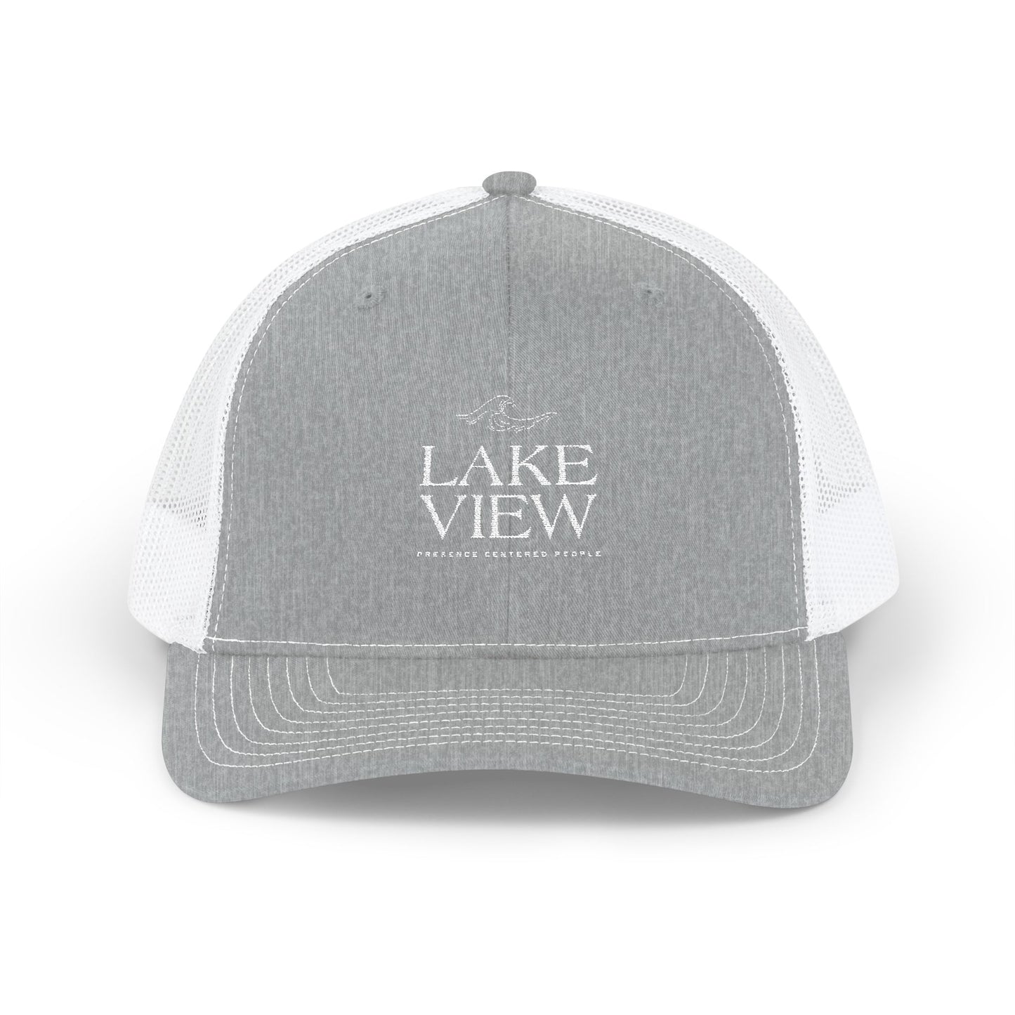 Stylish Lakeview Trucker Cap, Outdoor Hat, Custom Embroidered Cap, Perfect Gift for Nature Lovers, Summer Accessory, Adventure Gear