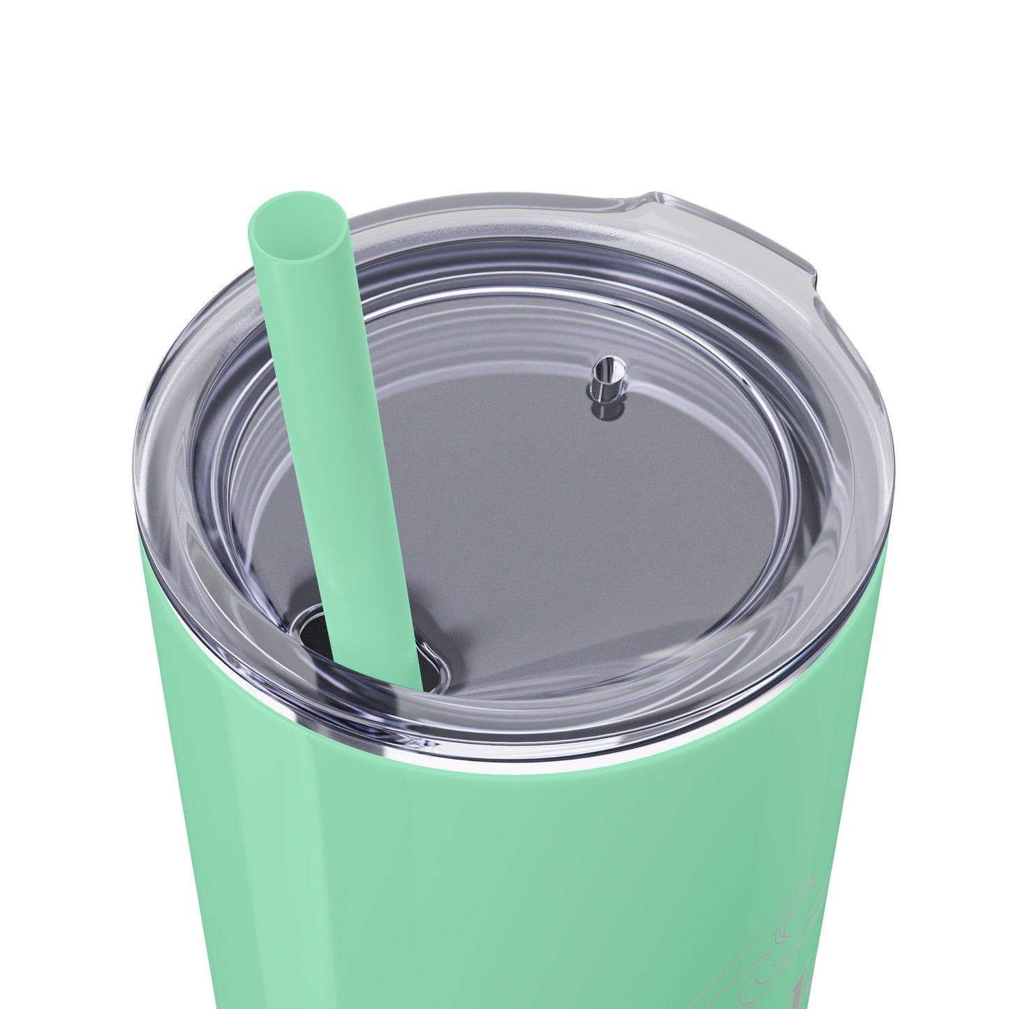 Lakeview Skinny Tumbler with Straw, 20oz | Perfect Gift for Nature Lovers, Travel Mug, Insulated Drinkware, Summer Fun, Lake House Decor