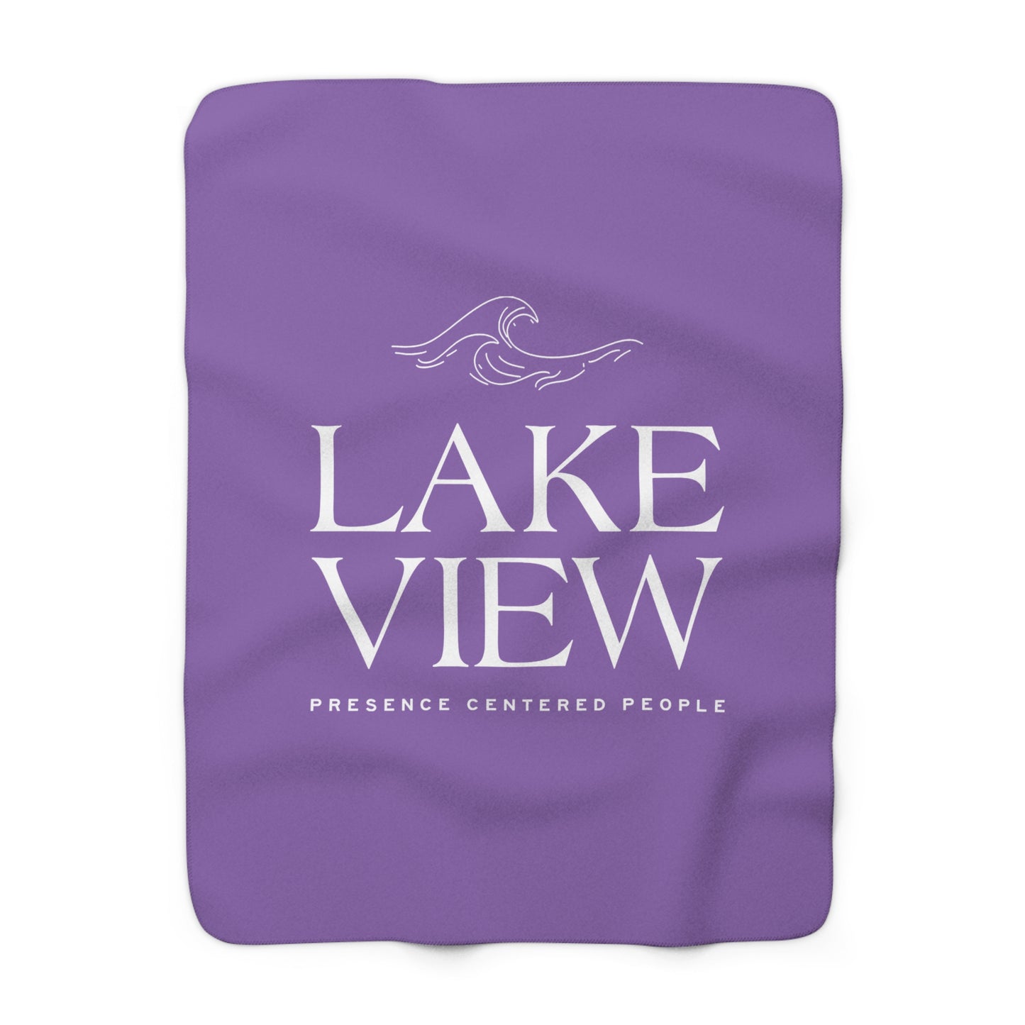Cozy Sherpa Fleece Blanket for Lakeview Lovers, Perfect Gift for Home, Warm Throw, Camping, Self-Care, Relaxation