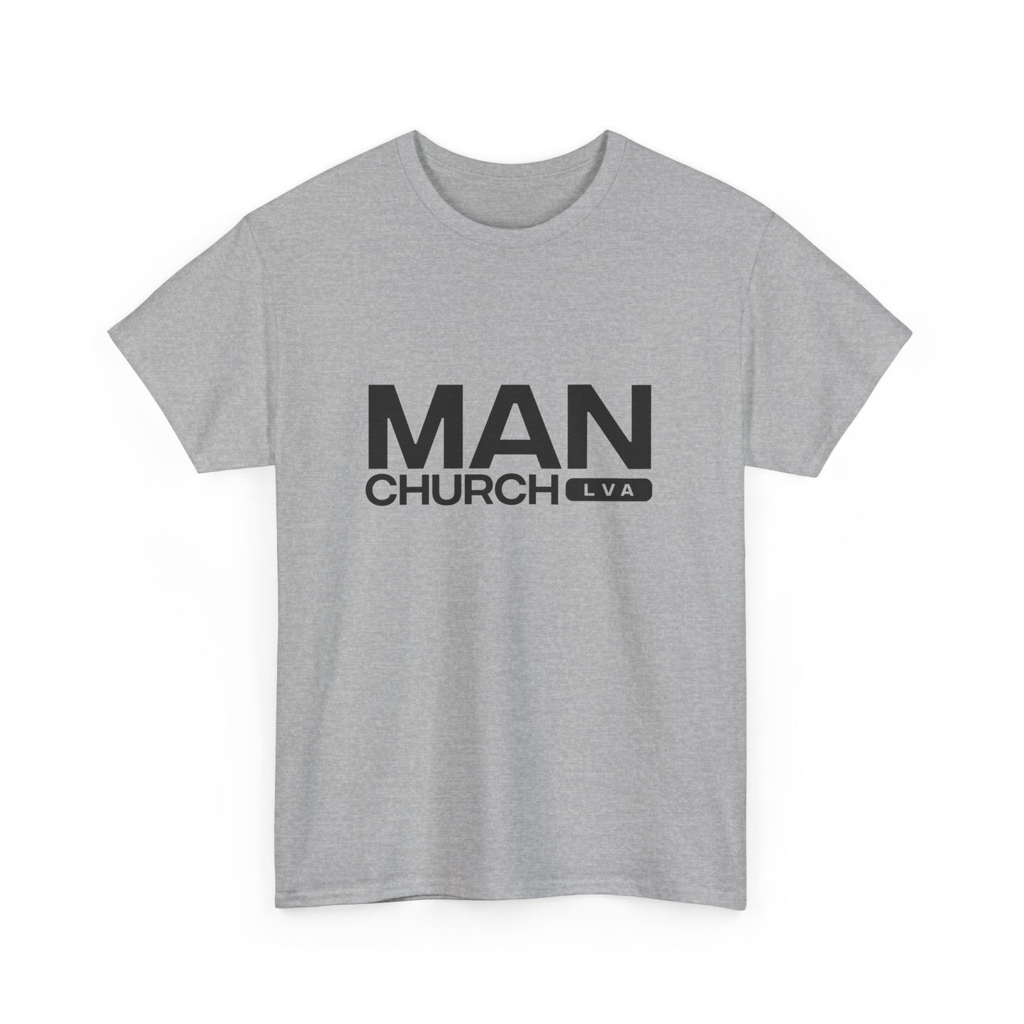 ManChurch Tee - Heavy Cotton T-Shirt, Casual Wear