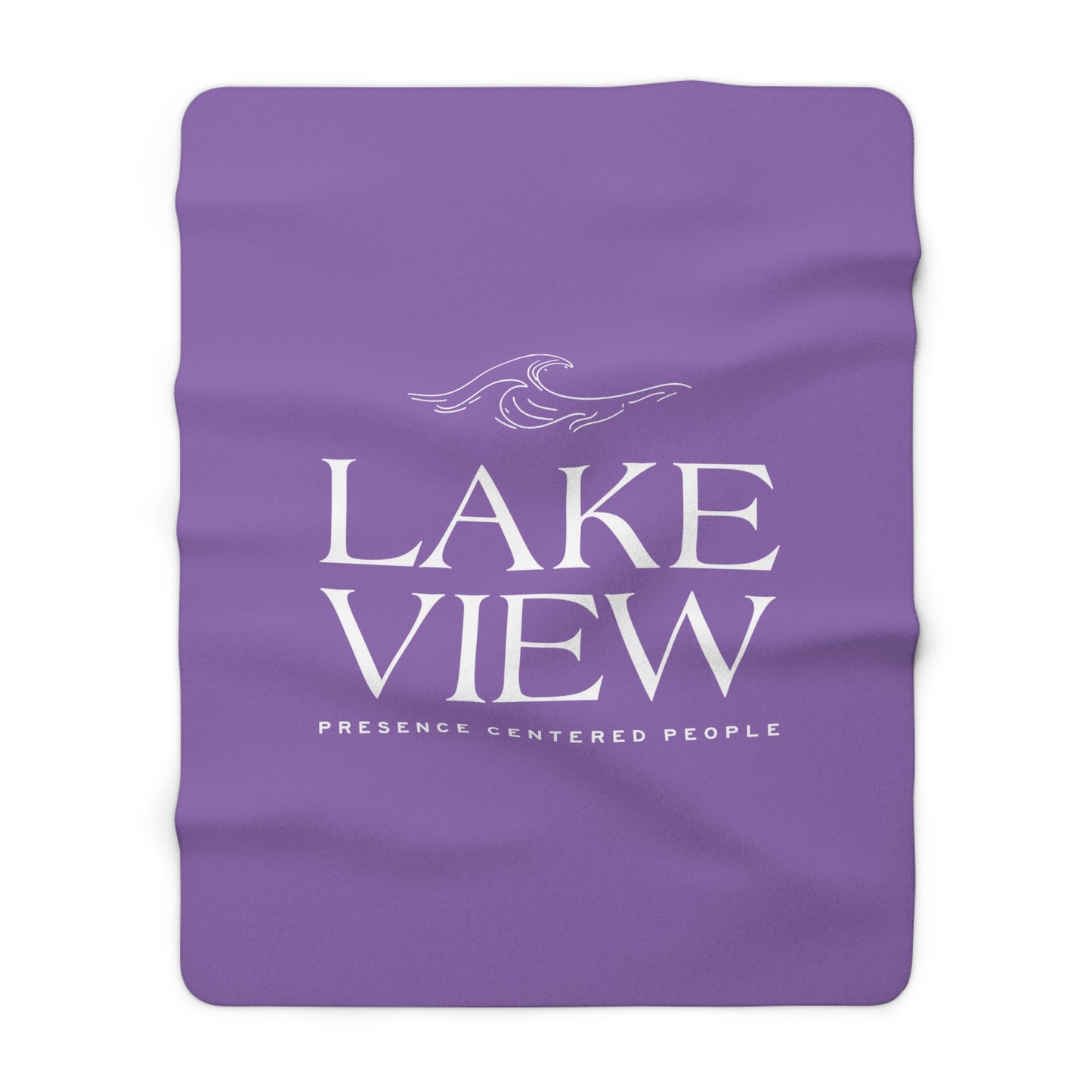 Cozy Sherpa Fleece Blanket for Lakeview Lovers, Perfect Gift for Home, Warm Throw, Camping, Self-Care, Relaxation