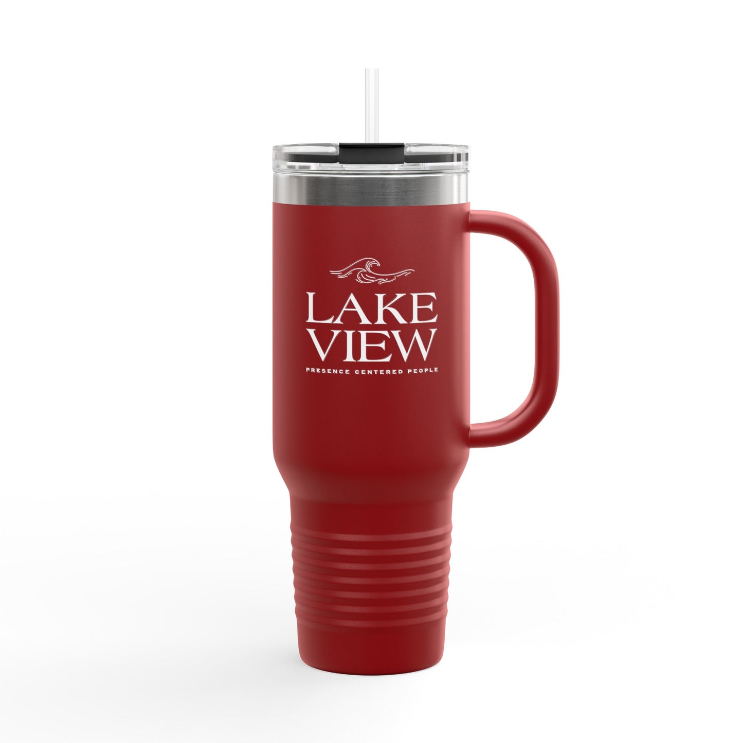Stylish Insulated Travel Mug, 40oz - Perfect for Coffee Lovers, Outdoor Adventures, Lake Life, Gifts for Friends, Summer BBQs
