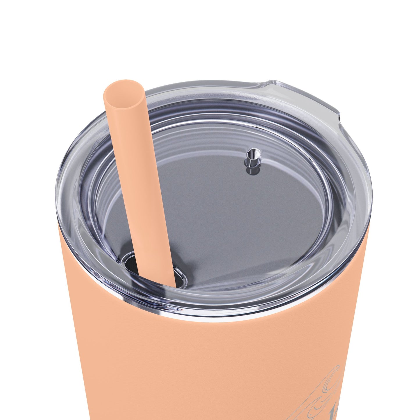Lakeview Skinny Tumbler with Straw, 20oz | Perfect Gift for Nature Lovers, Travel Mug, Insulated Drinkware, Summer Fun, Lake House Decor