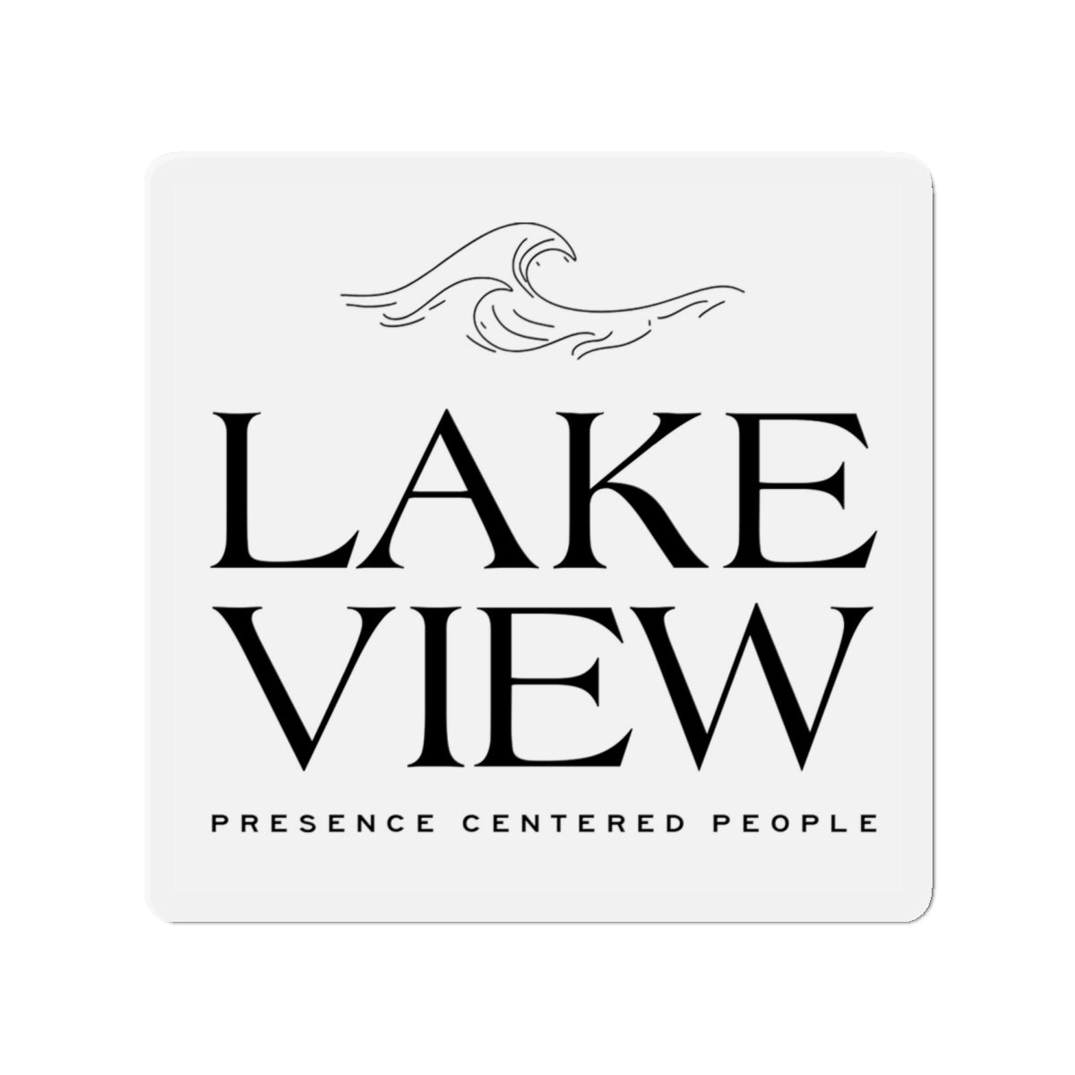 Lakeview Die-Cut Magnet - Perfect Gift for Nature Lovers, Home Decor, Office Decoration, Seasonal Gifts, and Souvenir
