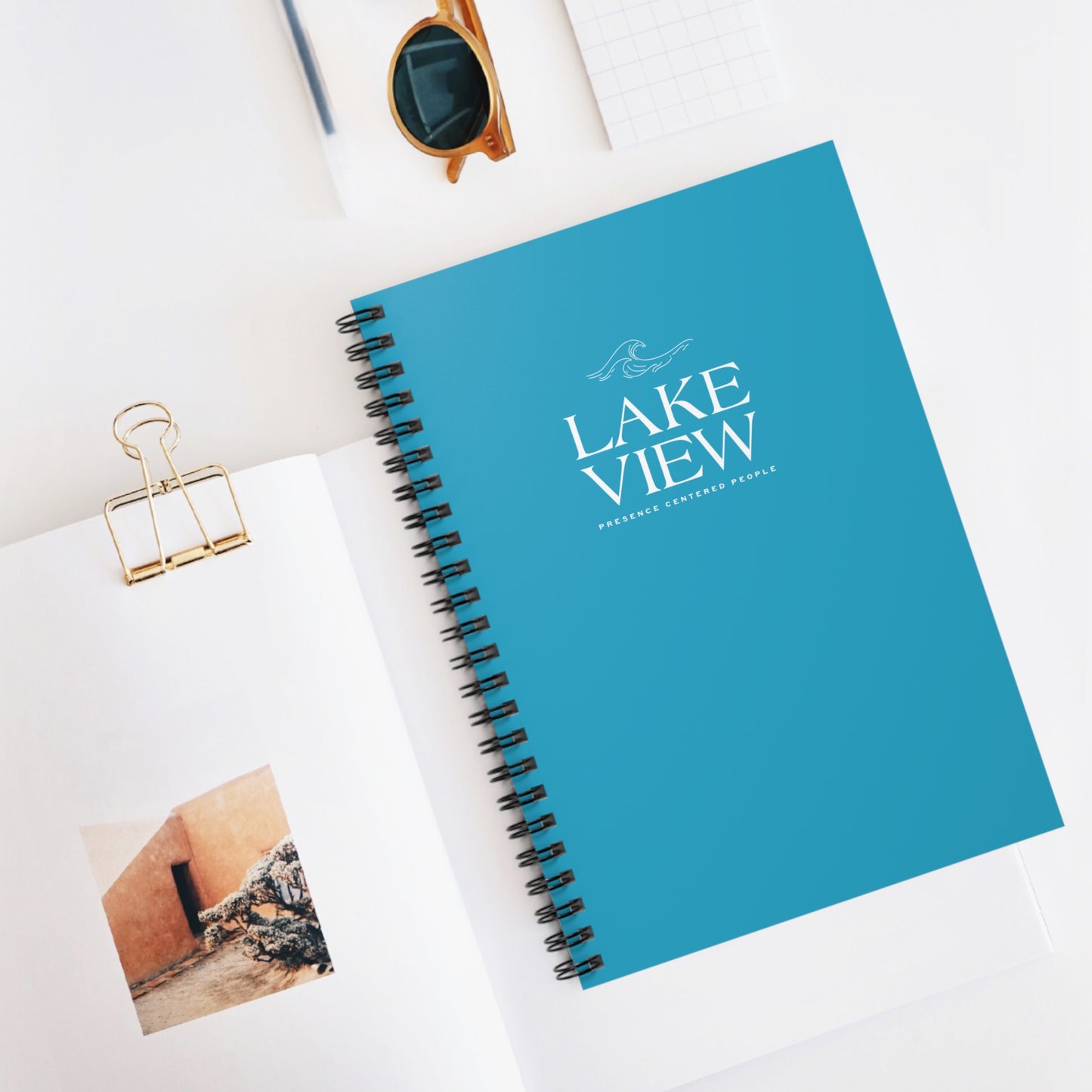Lakeview Spiral Notebook - Perfect for Journaling, Gifts, Note-taking, Organization, and School