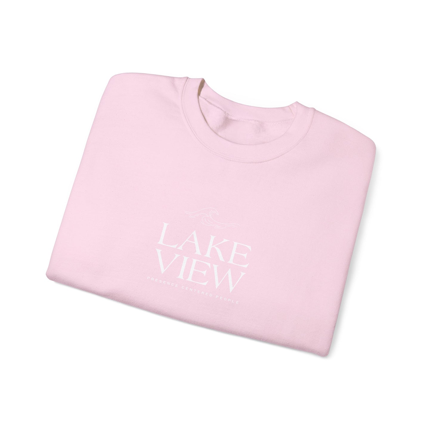Lakeview Heavy Blend Sweatshirt, Cozy Crewneck, Casual Apparel, Gift for Nature Lovers, Perfect for Relaxation