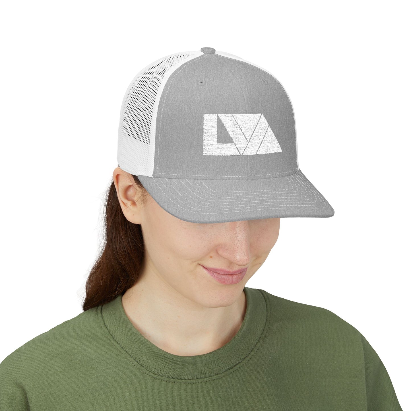 Stylish Lakeview Trucker Cap, Outdoor Hat, Custom Embroidered Cap, Perfect Gift for Nature Lovers, Summer Accessory, Adventure Gear