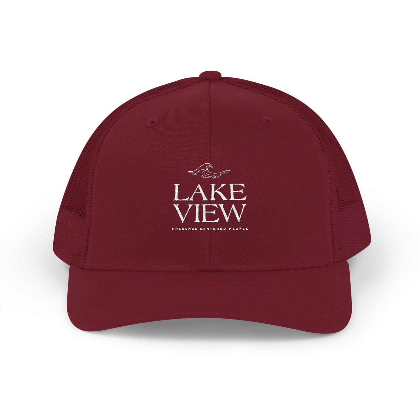 Stylish Lakeview Trucker Cap, Outdoor Hat, Custom Embroidered Cap, Perfect Gift for Nature Lovers, Summer Accessory, Adventure Gear