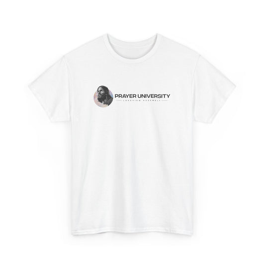 Prayer University Heavy Cotton Tee - Everyday Wear, Graduation Gift, Inspirational Apparel