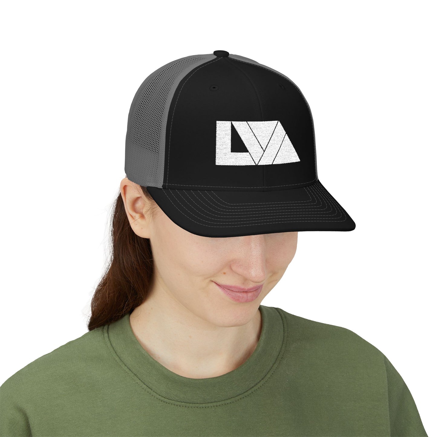 Stylish Lakeview Trucker Cap, Outdoor Hat, Custom Embroidered Cap, Perfect Gift for Nature Lovers, Summer Accessory, Adventure Gear