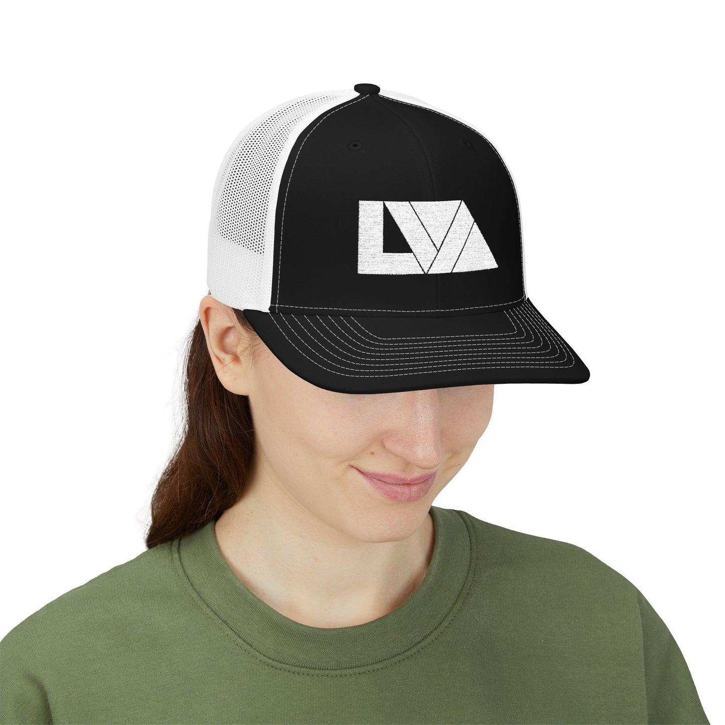 Stylish Lakeview Trucker Cap, Outdoor Hat, Custom Embroidered Cap, Perfect Gift for Nature Lovers, Summer Accessory, Adventure Gear