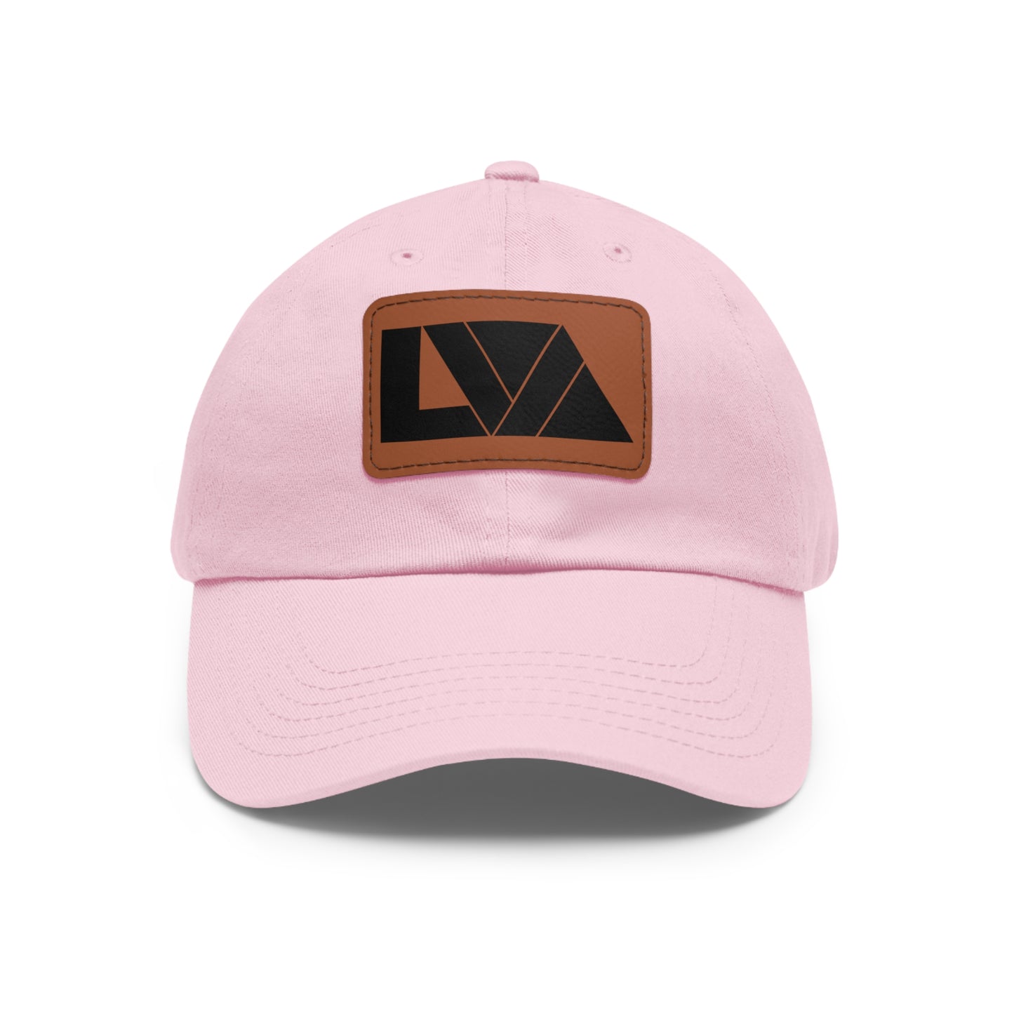 Lakeview Leather Patch Dad Hat, Casual Cotton Cap for Outdoors, Summer Style, Gift for Dad, Unisex Hat for All Occasions