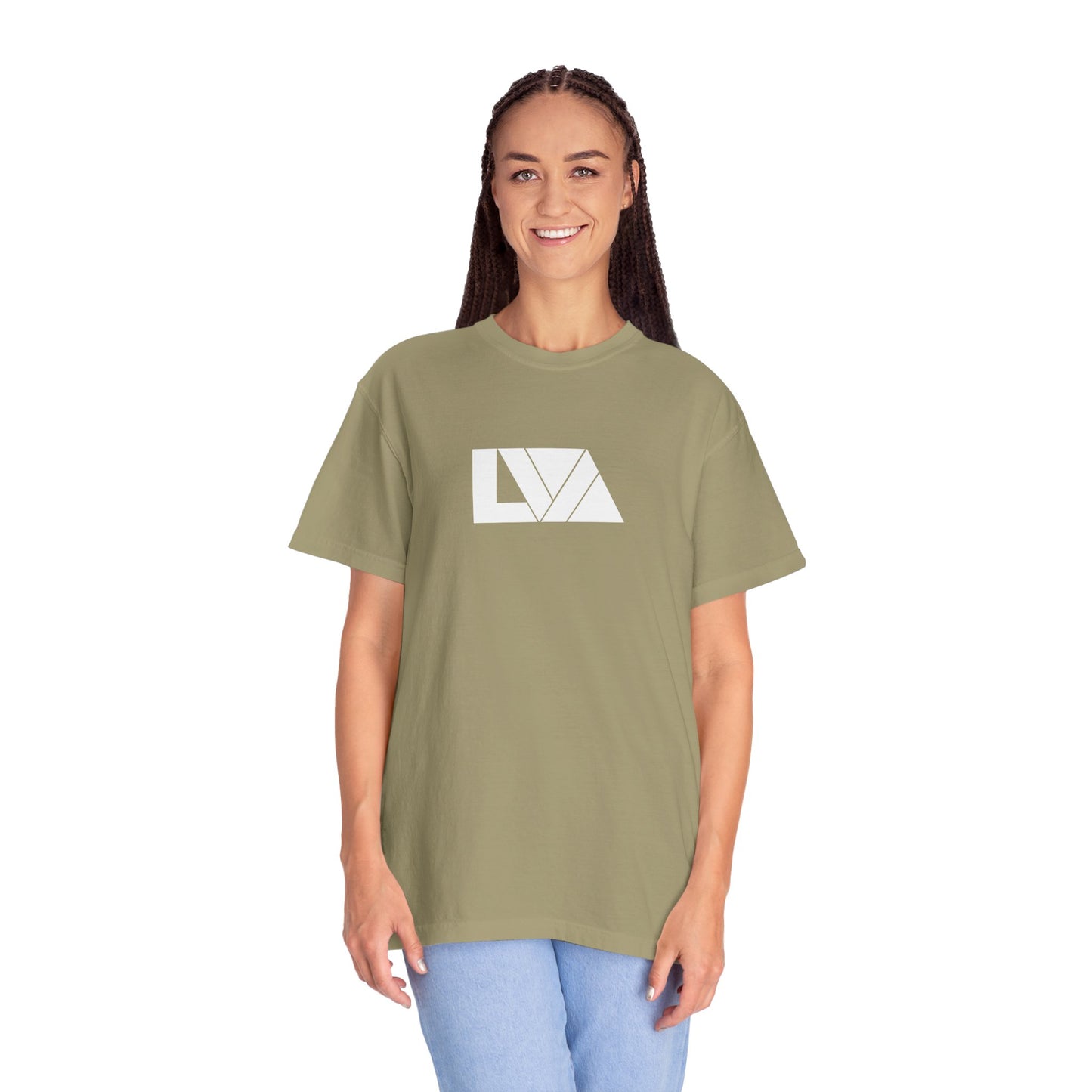 Lakeview Garment-Dyed T-shirt, Relaxed Summer Tee, Casual Outdoor Apparel, Gift for Nature Lovers, Lake House Decor