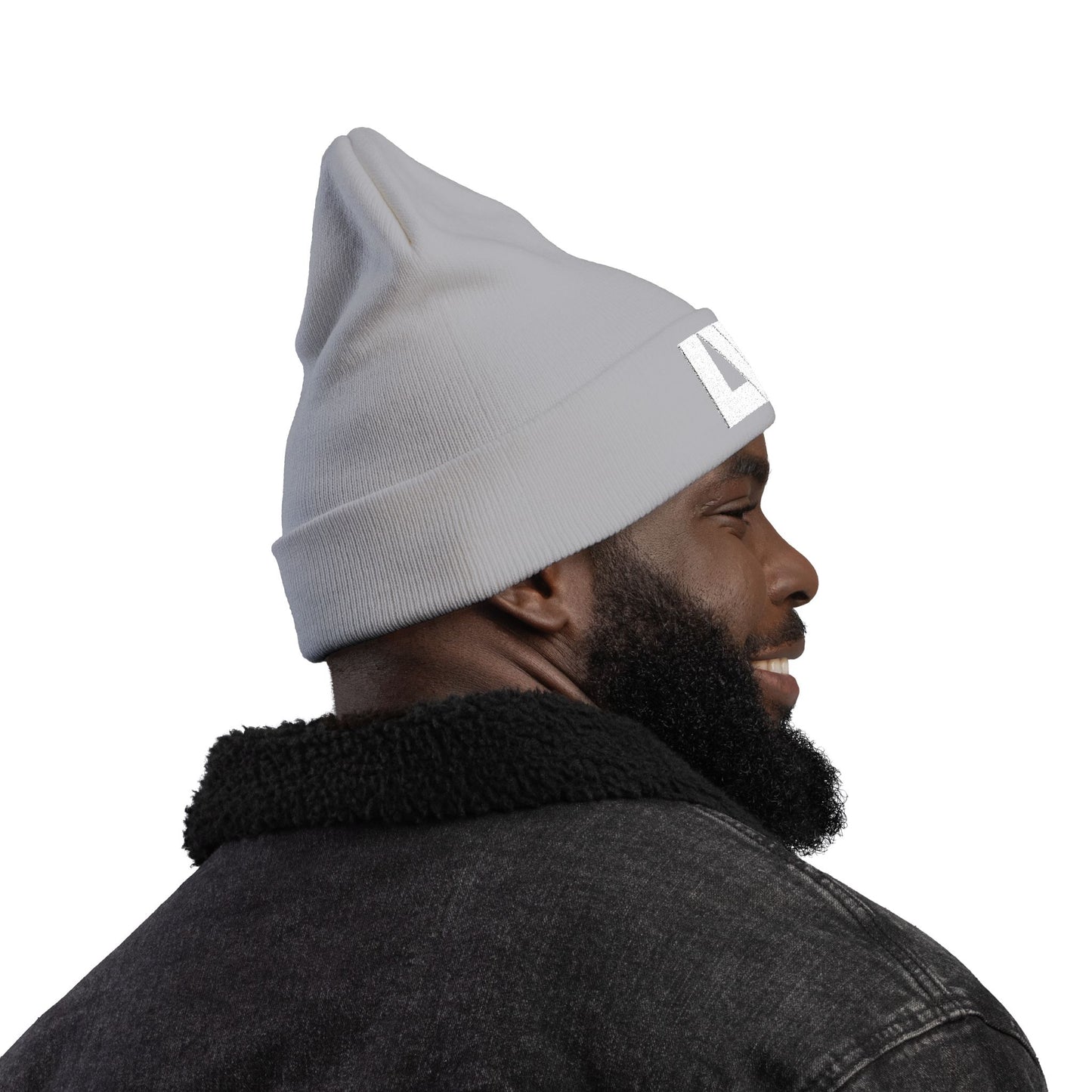 Cozy Lakeview Knit Beanie, Embroidered Winter Hat, Outdoor Accessory, Gift for Him/Her, Ski Trip Beanie