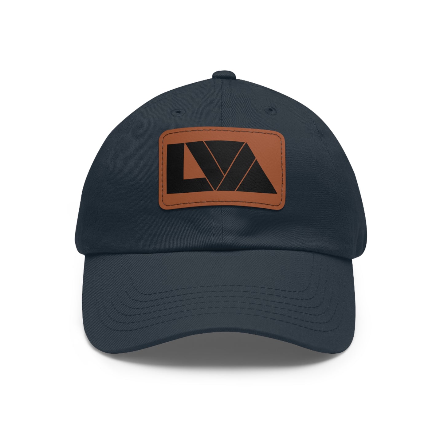 Lakeview Leather Patch Dad Hat, Casual Cotton Cap for Outdoors, Summer Style, Gift for Dad, Unisex Hat for All Occasions