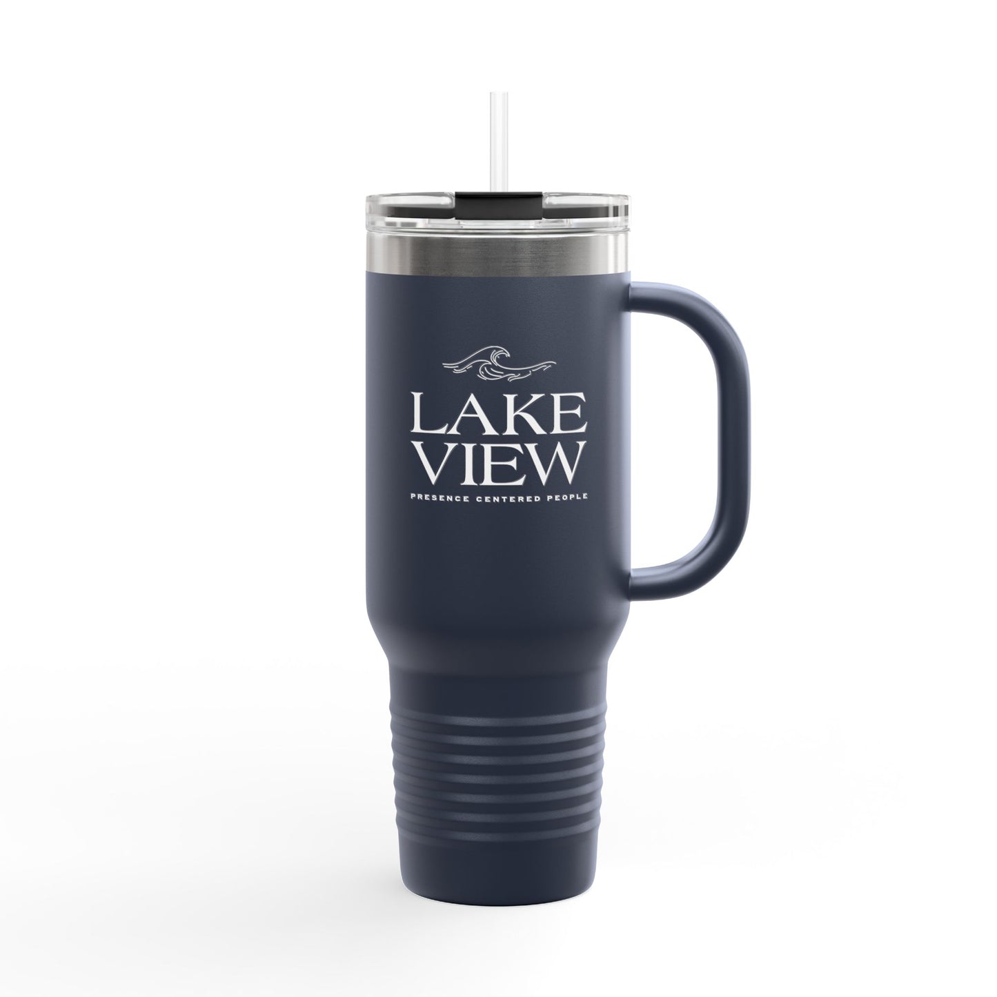 Stylish Insulated Travel Mug, 40oz - Perfect for Coffee Lovers, Outdoor Adventures, Lake Life, Gifts for Friends, Summer BBQs
