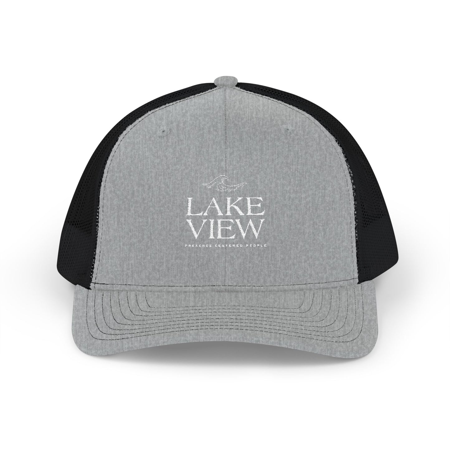 Stylish Lakeview Trucker Cap, Outdoor Hat, Custom Embroidered Cap, Perfect Gift for Nature Lovers, Summer Accessory, Adventure Gear