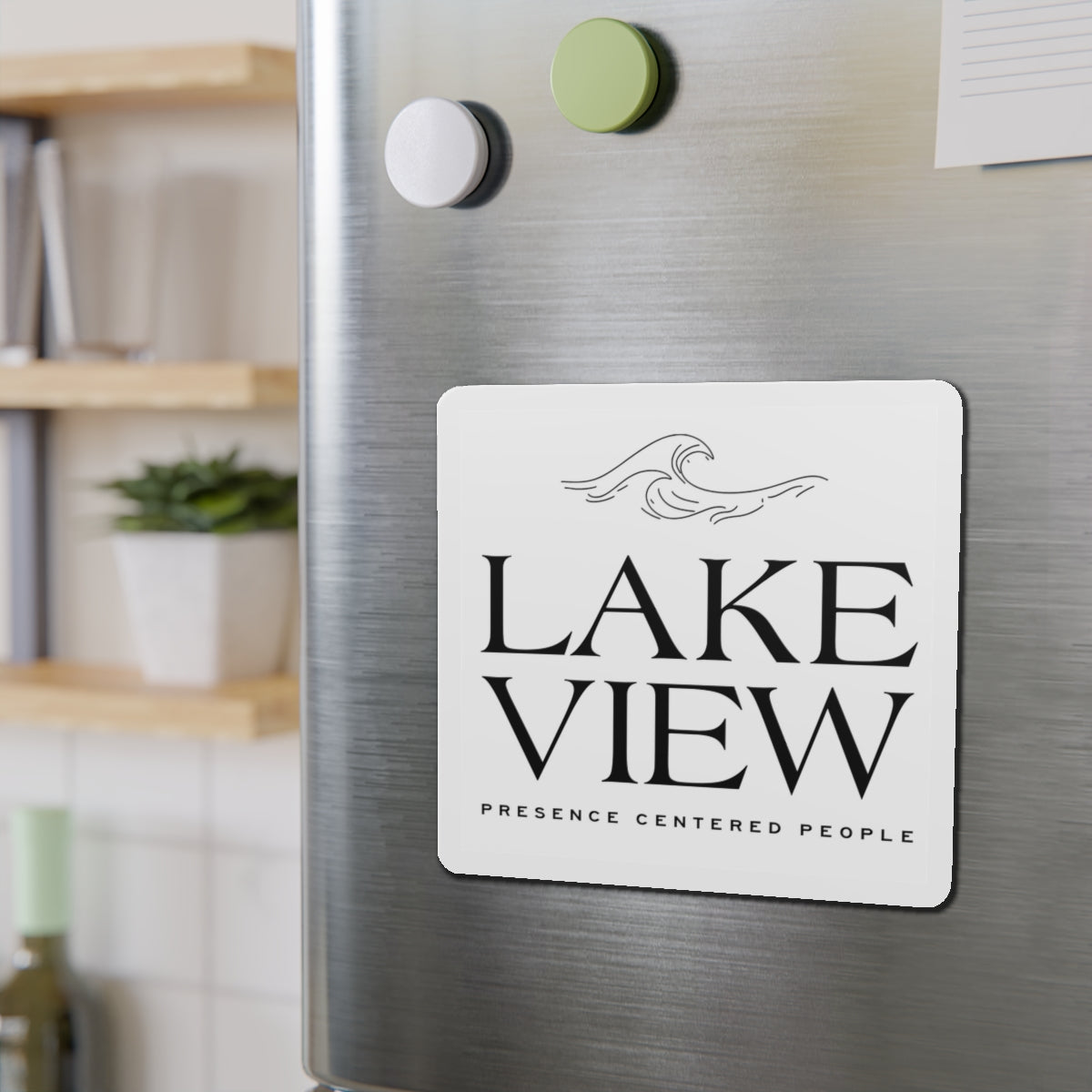 Lakeview Die-Cut Magnet - Perfect Gift for Nature Lovers, Home Decor, Office Decoration, Seasonal Gifts, and Souvenir