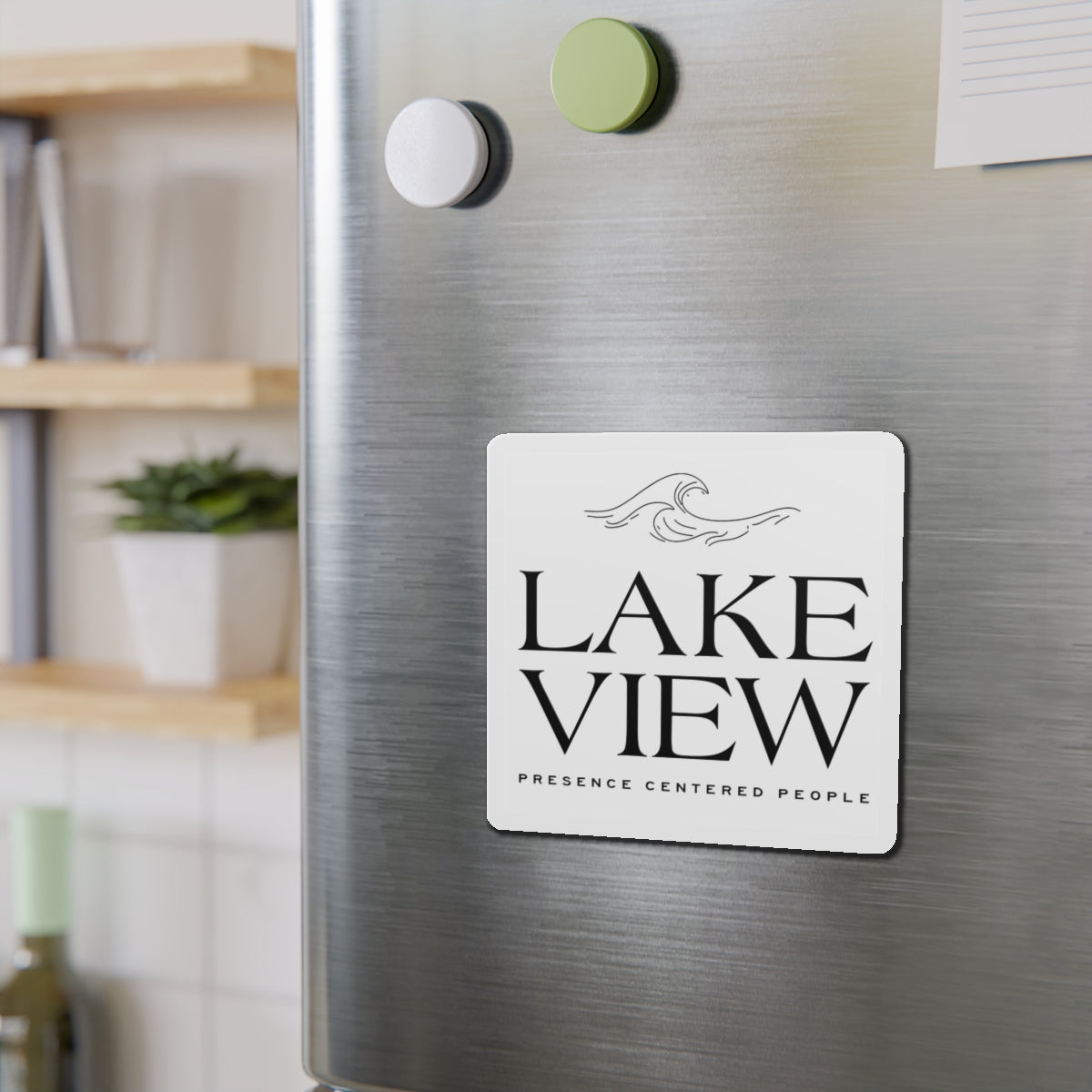 Lakeview Die-Cut Magnet - Perfect Gift for Nature Lovers, Home Decor, Office Decoration, Seasonal Gifts, and Souvenir
