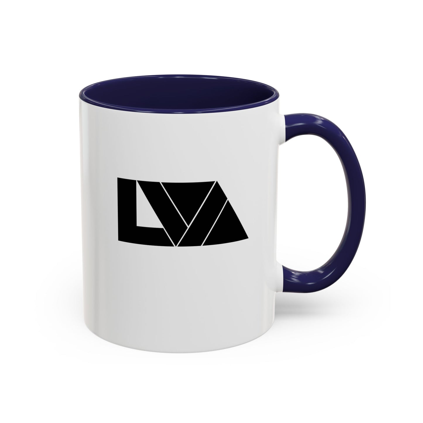 Lakeview Coffee Mug, Personalized Gift, Black Accent Mug, Home Decor, Coffee Lover Gift, Inspirational Kitchenware