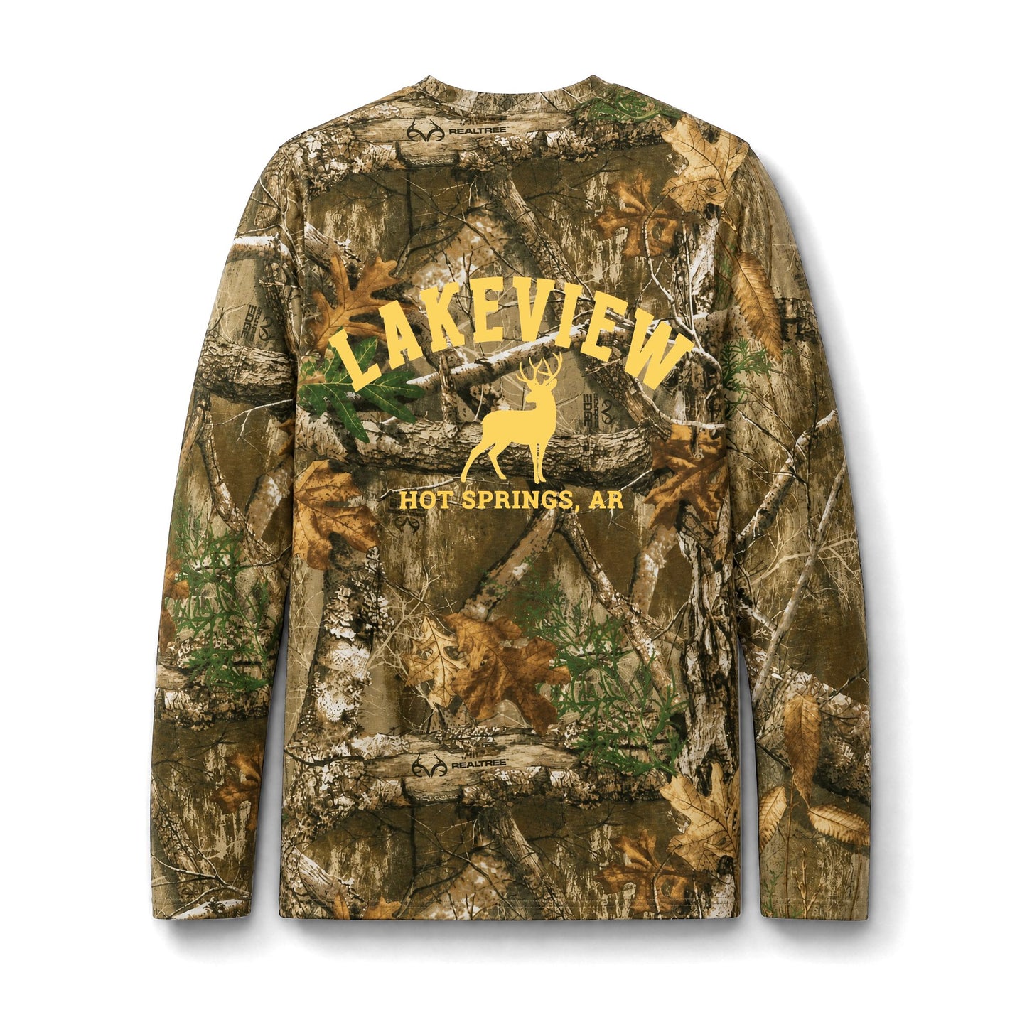 Lakeview Camo Deer Long Sleeve T