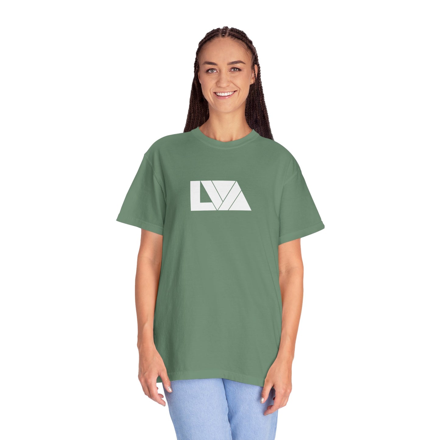 Lakeview Garment-Dyed T-shirt, Relaxed Summer Tee, Casual Outdoor Apparel, Gift for Nature Lovers, Lake House Decor