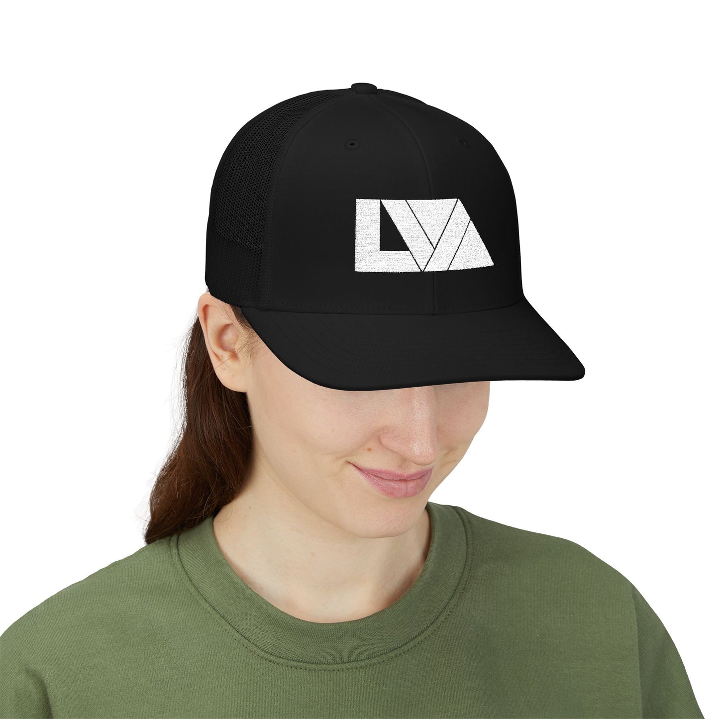 Stylish Lakeview Trucker Cap, Outdoor Hat, Custom Embroidered Cap, Perfect Gift for Nature Lovers, Summer Accessory, Adventure Gear