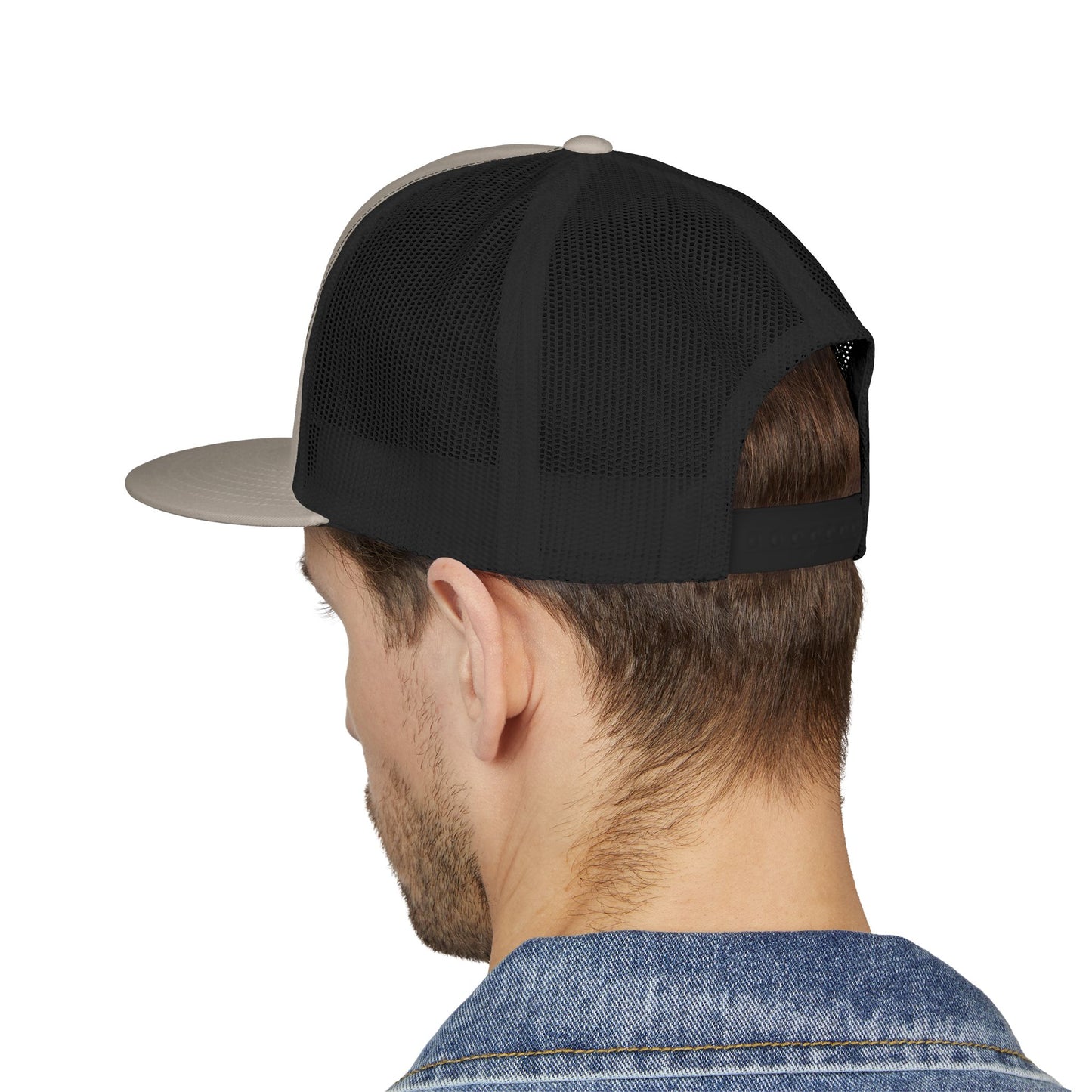 Men's Embroidered Trucker Cap - ManChurch Hat, Great for Casual Outings, Gifts, Outdoor Activities, Father’s Day, Church Events