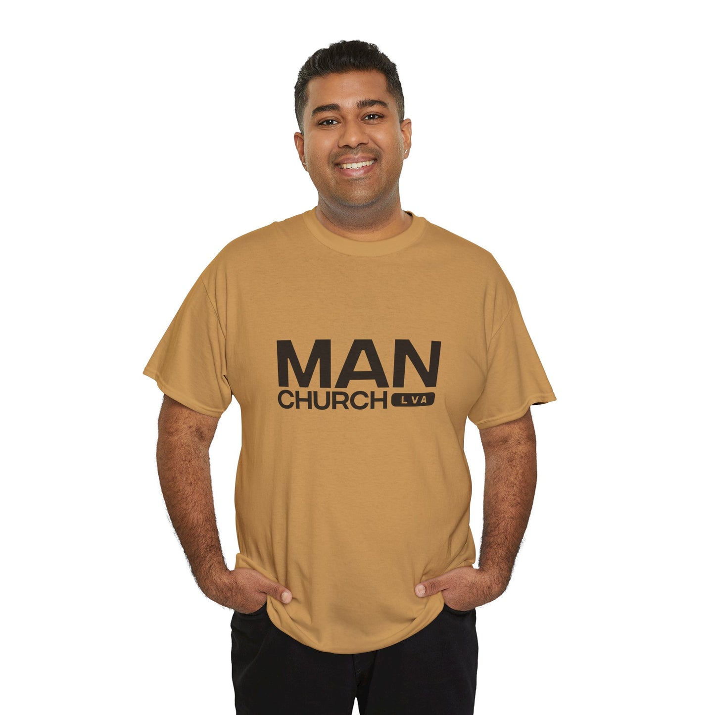 ManChurch Tee - Heavy Cotton T-Shirt, Casual Wear