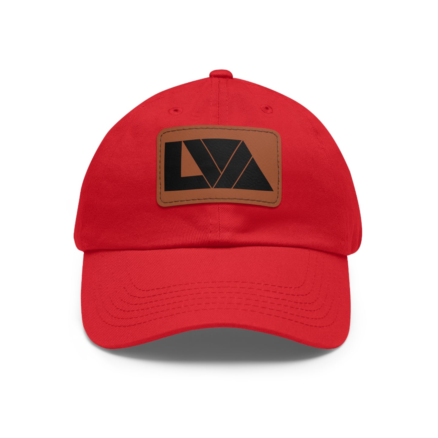 Lakeview Leather Patch Dad Hat, Casual Cotton Cap for Outdoors, Summer Style, Gift for Dad, Unisex Hat for All Occasions