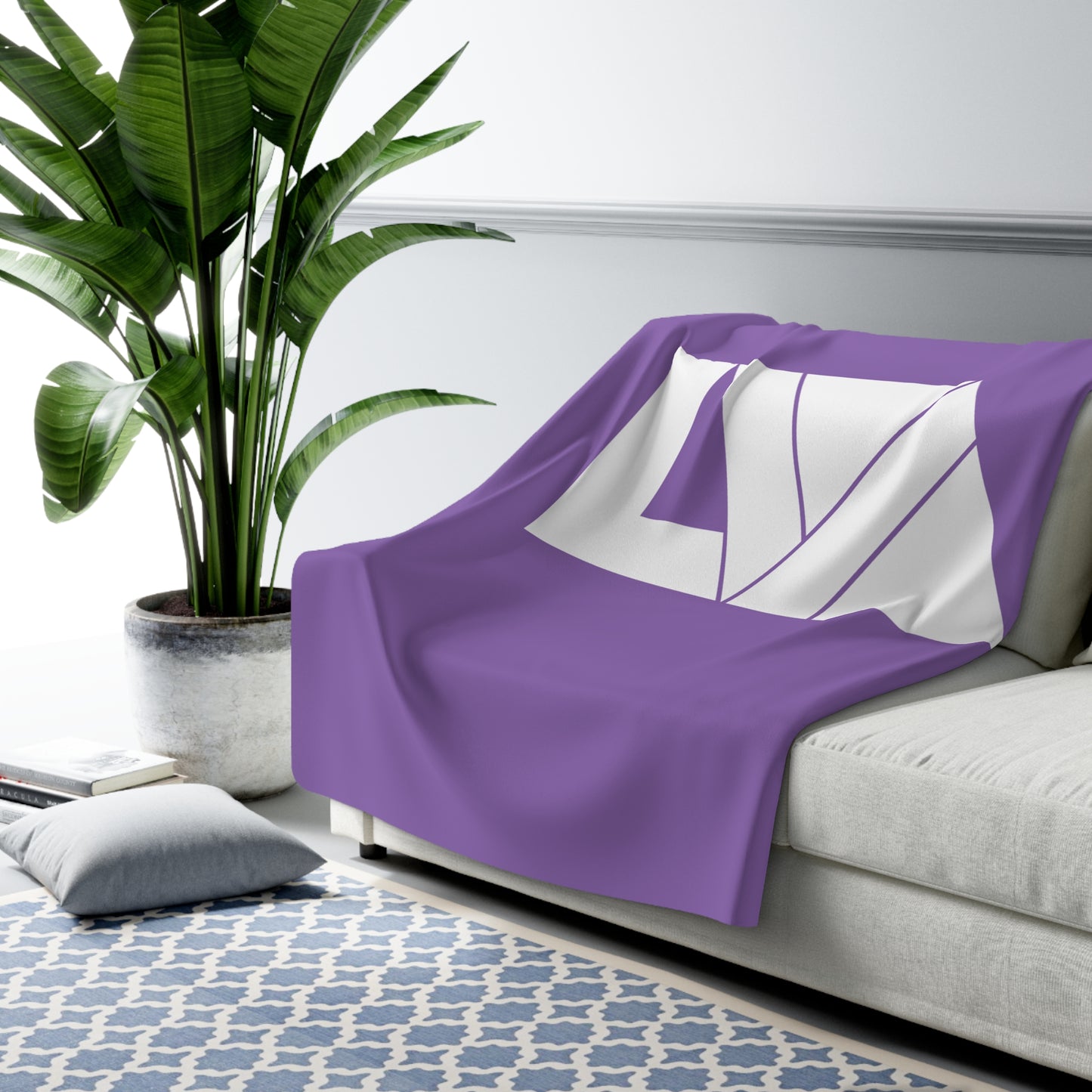 Cozy Sherpa Fleece Blanket for Lakeview Lovers, Perfect Gift for Home, Warm Throw, Camping, Self-Care, Relaxation