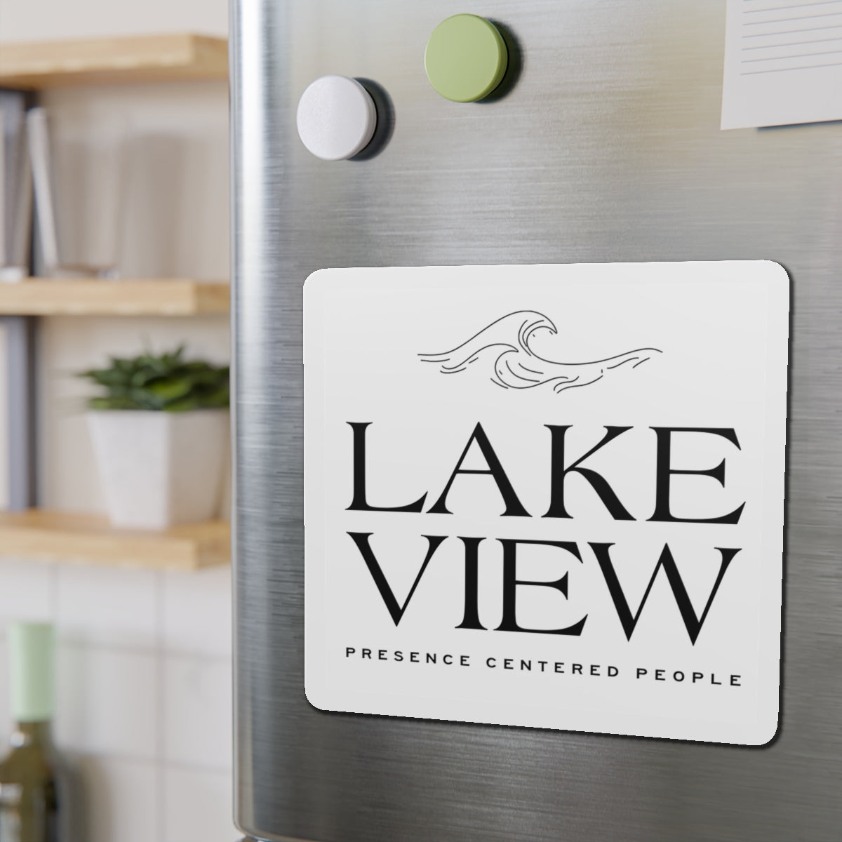 Lakeview Die-Cut Magnet - Perfect Gift for Nature Lovers, Home Decor, Office Decoration, Seasonal Gifts, and Souvenir