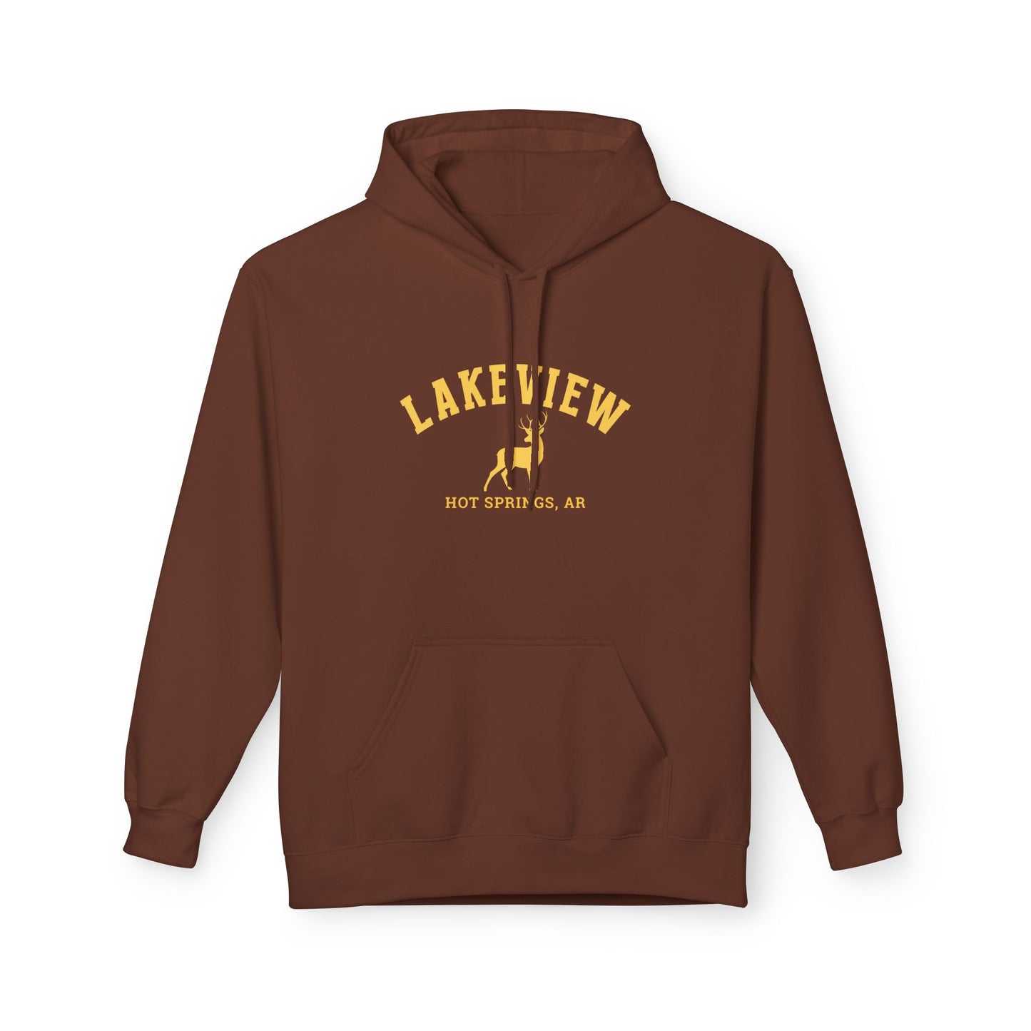 Lakeview Cozy Fleece Hoodie - Perfect for Fall, Travel, Wearable Gift, Outdoor Adventures, Comfortable Style