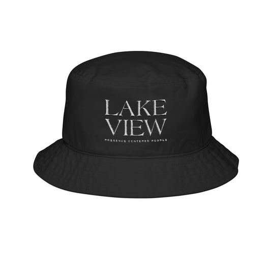 Lakeview Embroidered Bucket Hat | Summer Accessory, Beach Hat, Outdoors Gear, Gift for Nature Lovers, Vacation Style