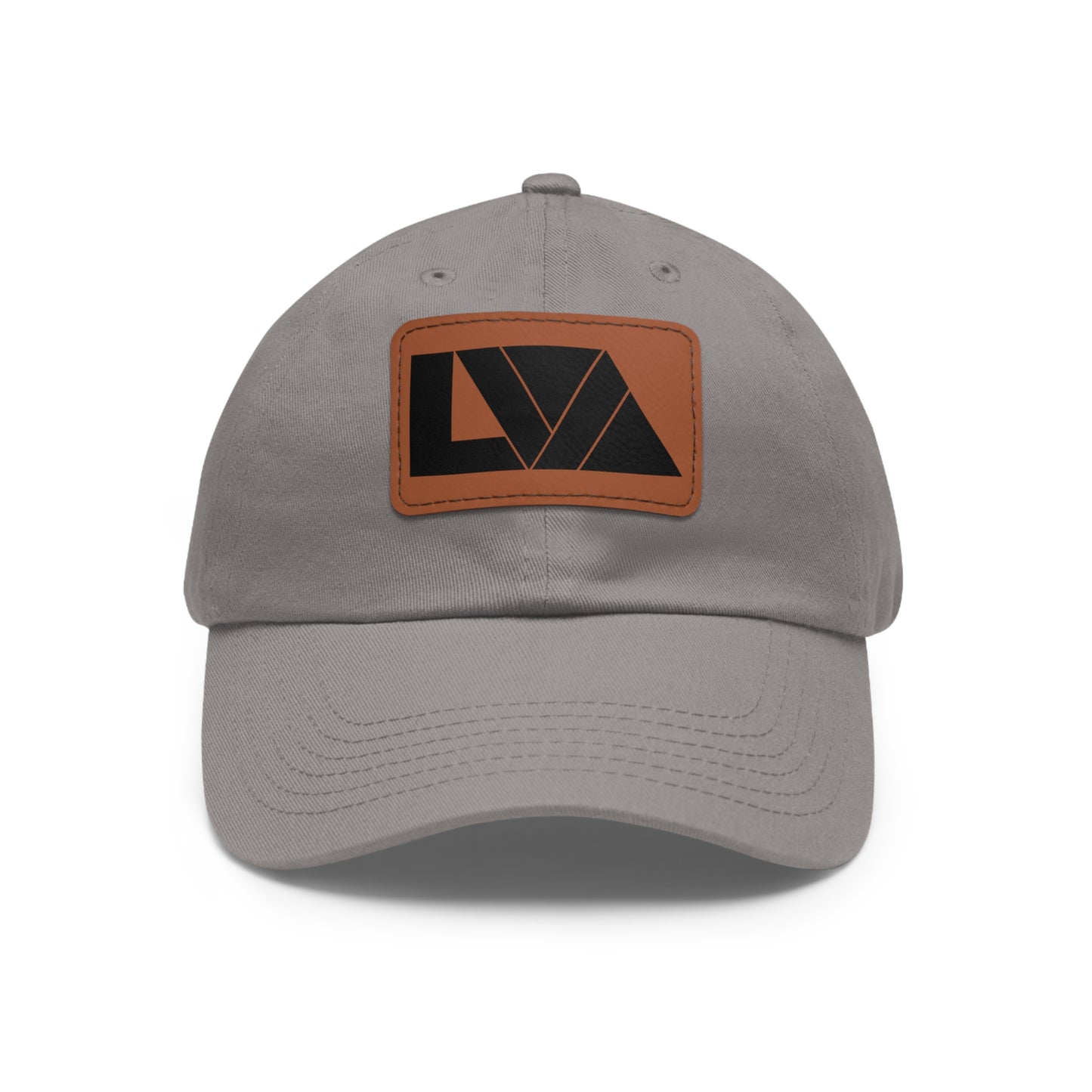 Lakeview Leather Patch Dad Hat, Casual Cotton Cap for Outdoors, Summer Style, Gift for Dad, Unisex Hat for All Occasions